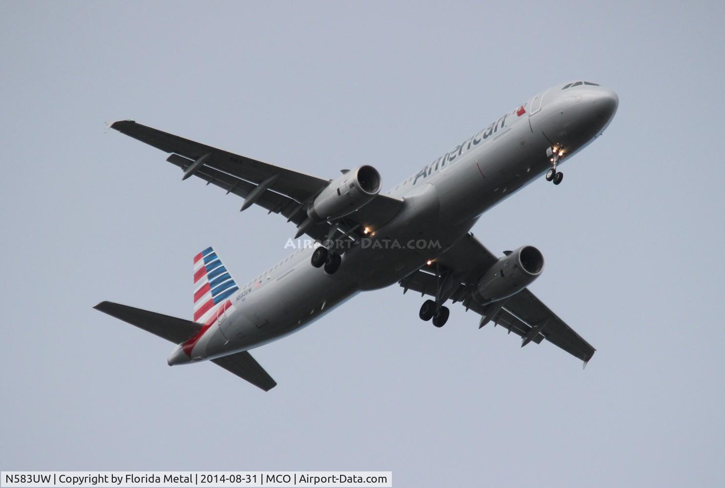 N583UW, 2014 Airbus A321-231 C/N 6181, American A321