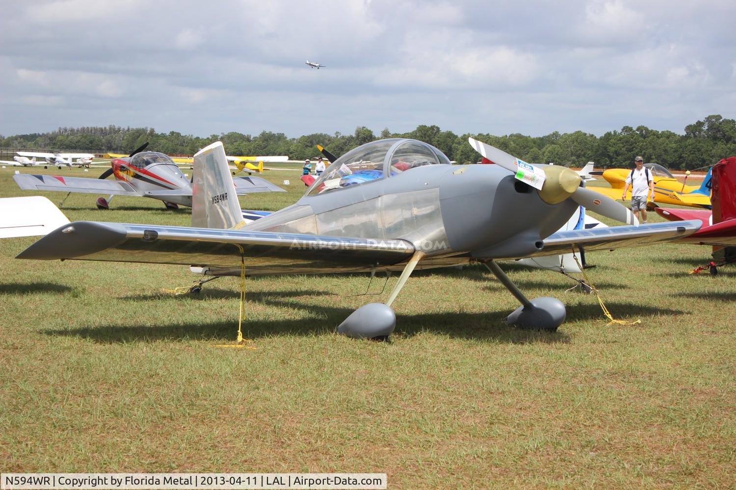 N594WR, 2012 Vans RV-8 C/N 80594, Vans RV-8