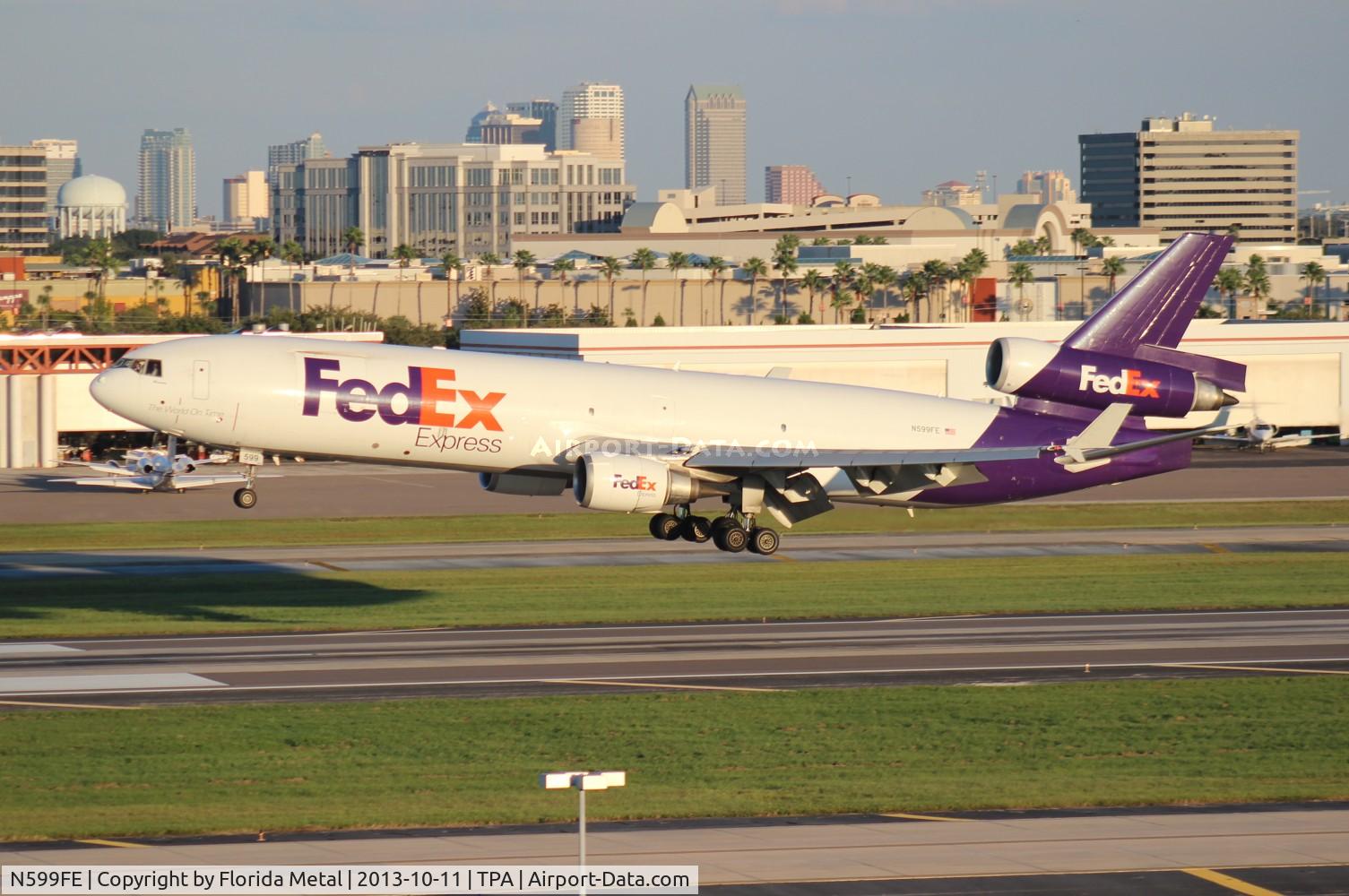 N599FE, 1993 McDonnell Douglas MD-11F C/N 48598, Fed Ex MD-11F