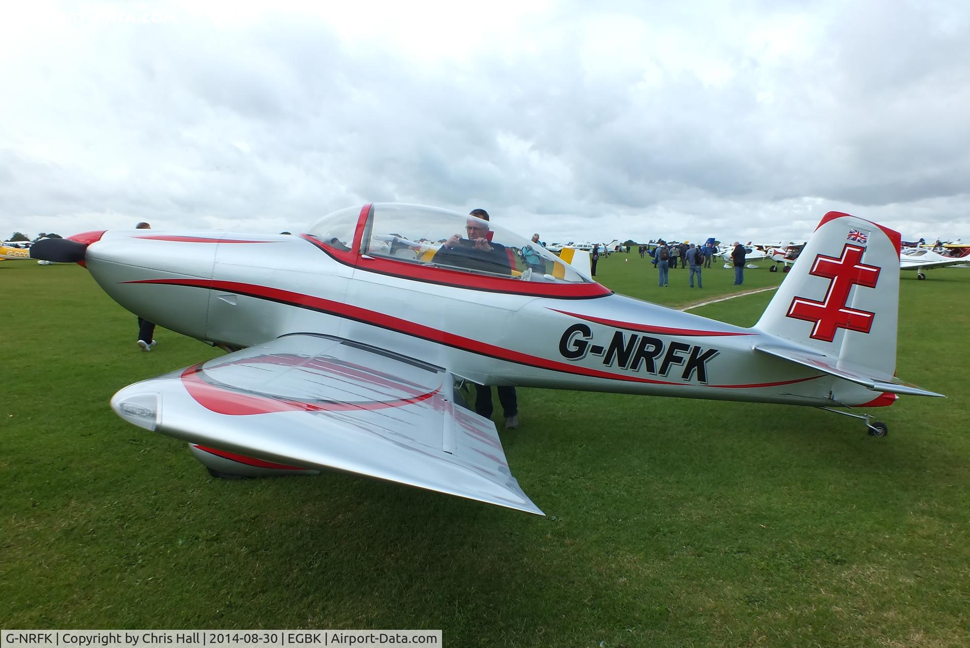 G-NRFK, 2013 Vans RV-8 C/N PFA 303-14135, at the LAA Rally 2014, Sywell