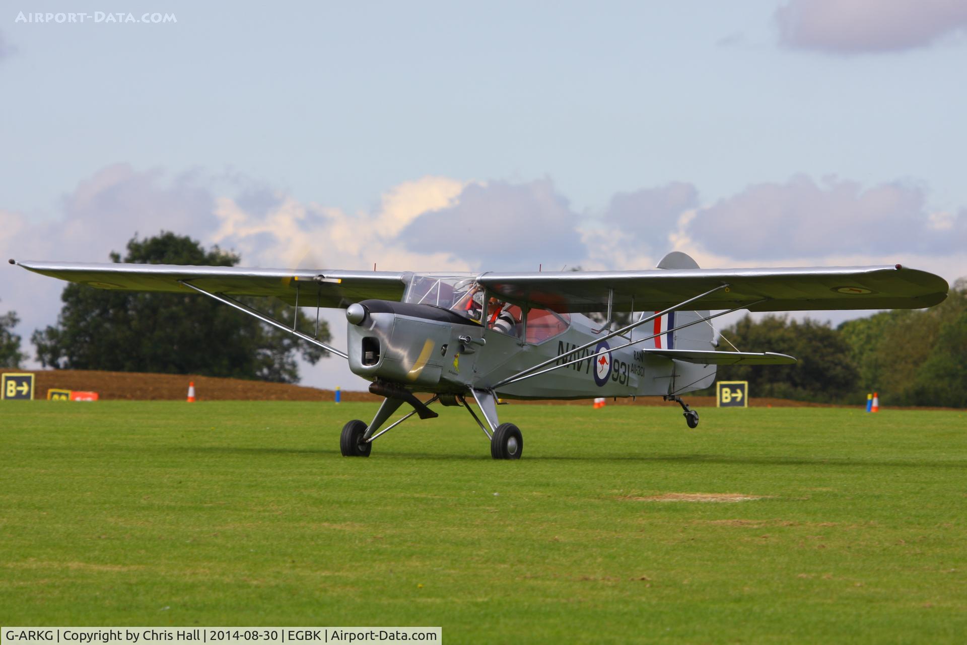 G-ARKG, 1952 Auster J-5G Autocar C/N 3061, at the LAA Rally 2014, Sywell