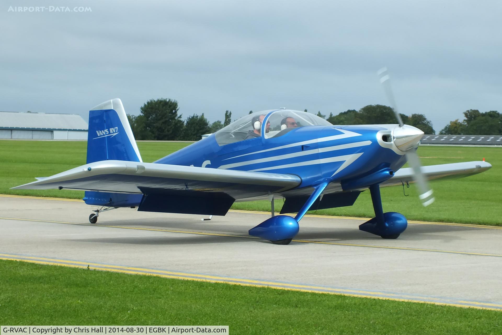 G-RVAC, 2005 Vans RV-7 C/N PFA 323-14445, at the LAA Rally 2014, Sywell