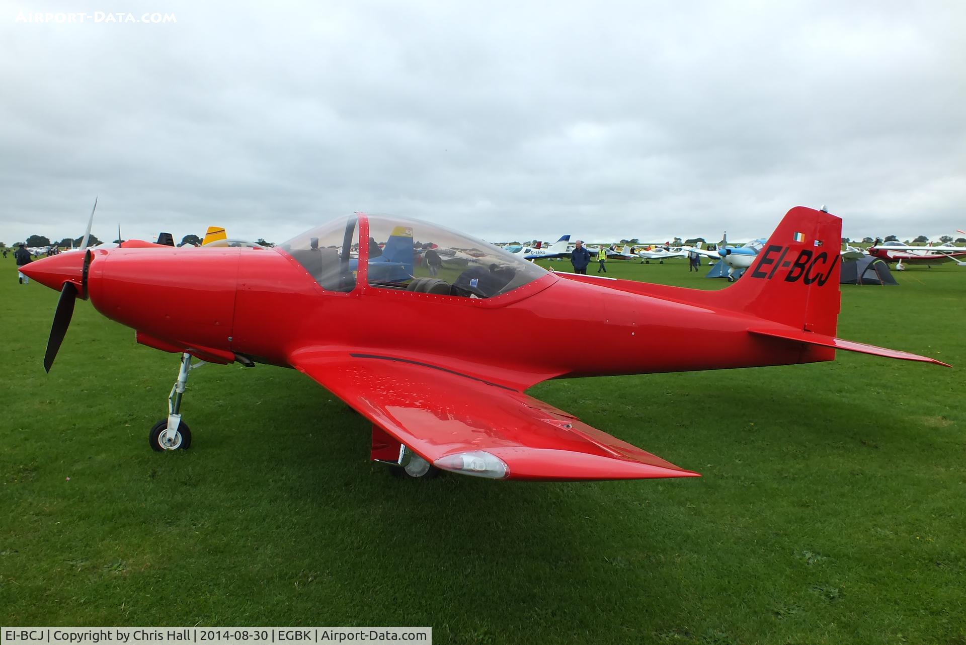 EI-BCJ, 1959 Aeromere F-8L Falco III C/N 204, at the LAA Rally 2014, Sywell