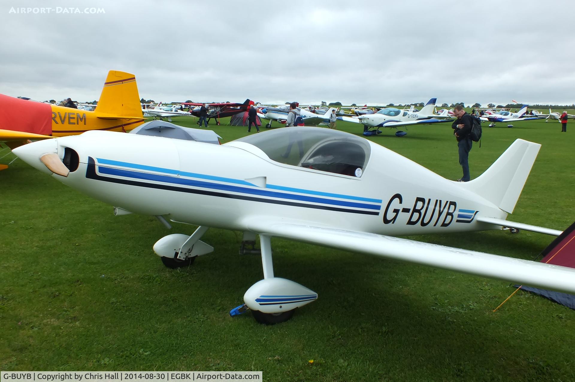 G-BUYB, 1994 Aero Designs Pulsar C/N PFA 202-12193, at the LAA Rally 2014, Sywell