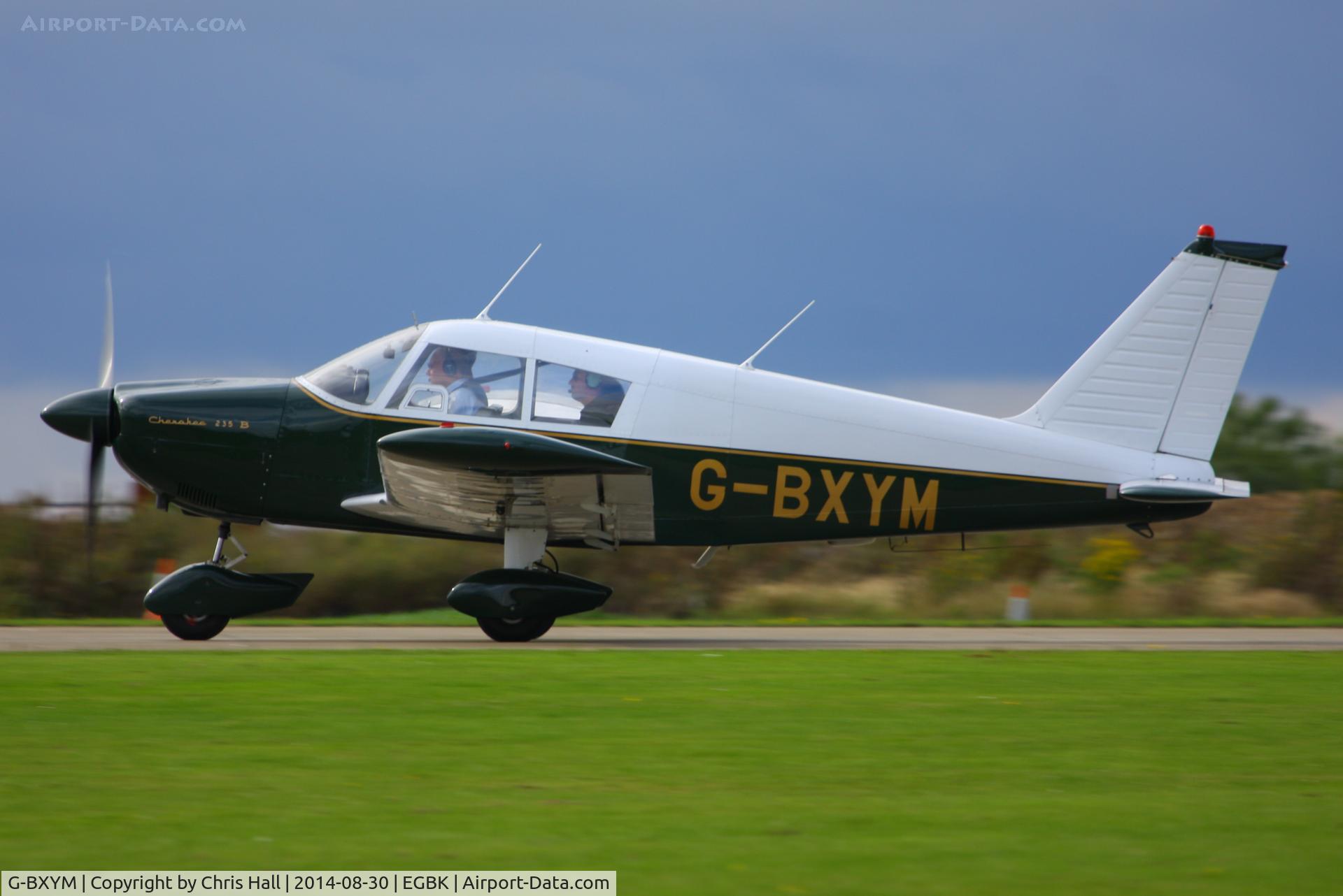 G-BXYM, 1967 Piper PA-28-235 Cherokee B C/N 28-10858, at the LAA Rally 2014, Sywell
