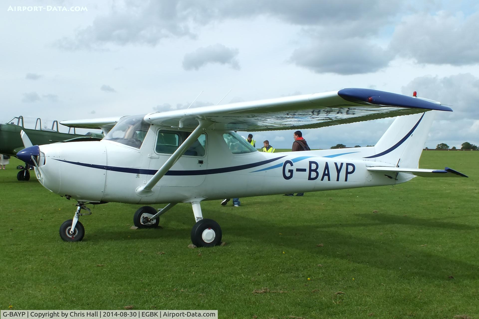G-BAYP, 1973 Cessna 150L C/N 150-74017, at the LAA Rally 2014, Sywell