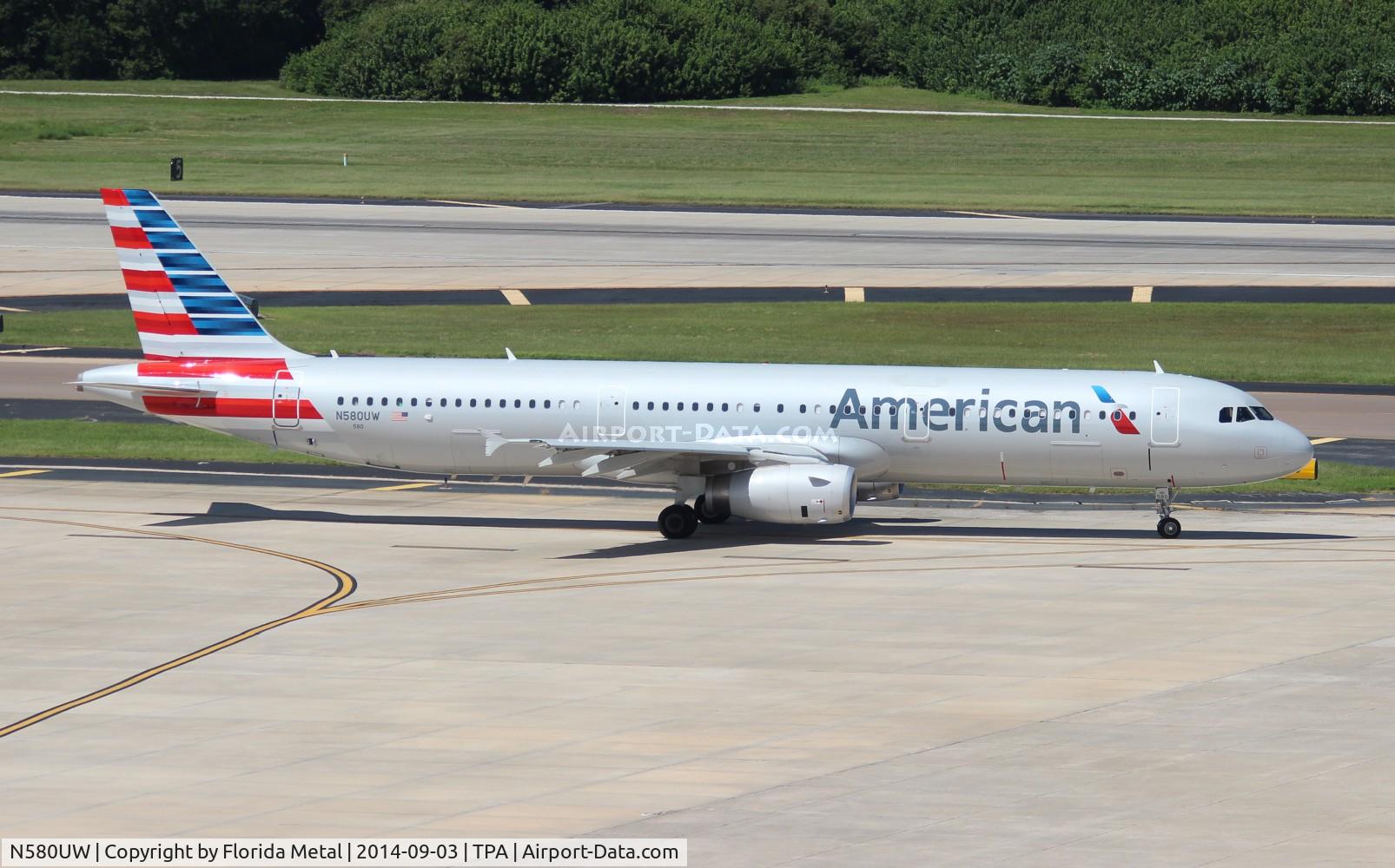 N580UW, 2014 Airbus A321-231 C/N 6133, American Airlines A321