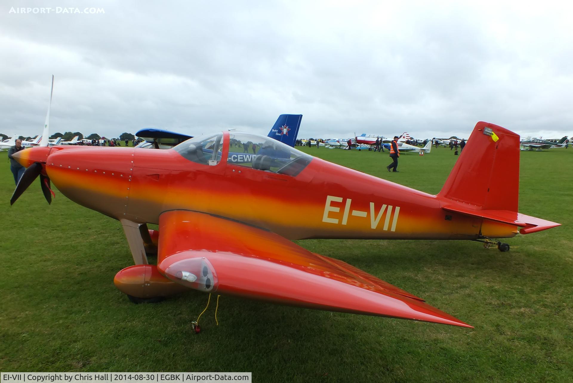 EI-VII, Vans RV-7 C/N 73114, at the LAA Rally 2014, Sywell