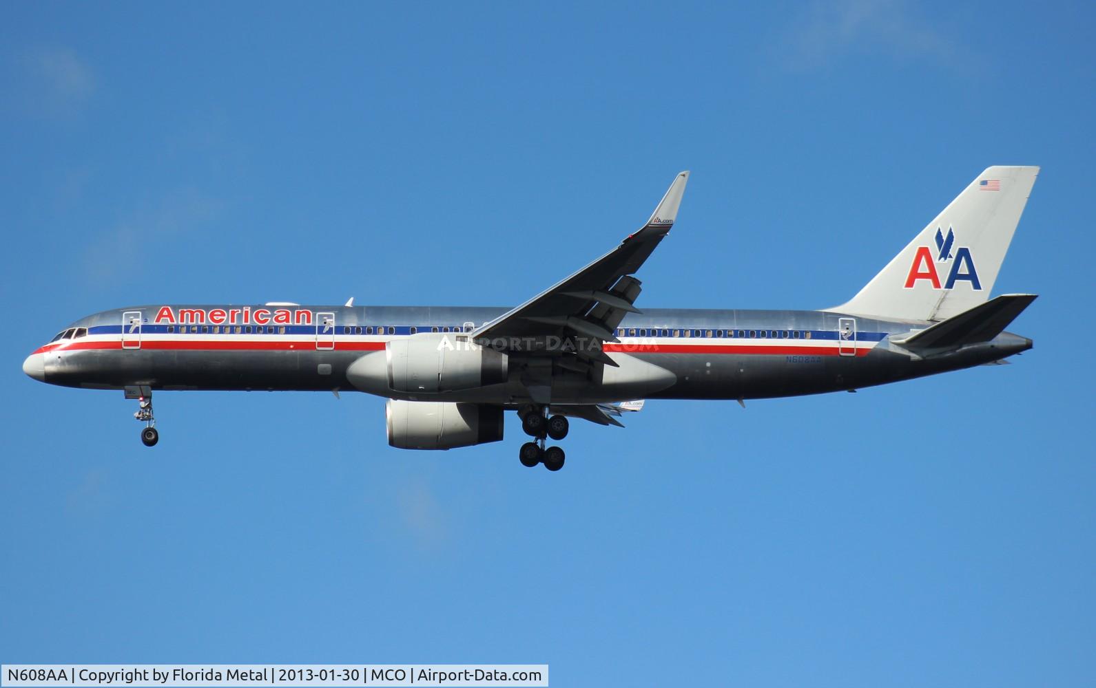 N608AA, 1996 Boeing 757-223 C/N 27446, American 757-200