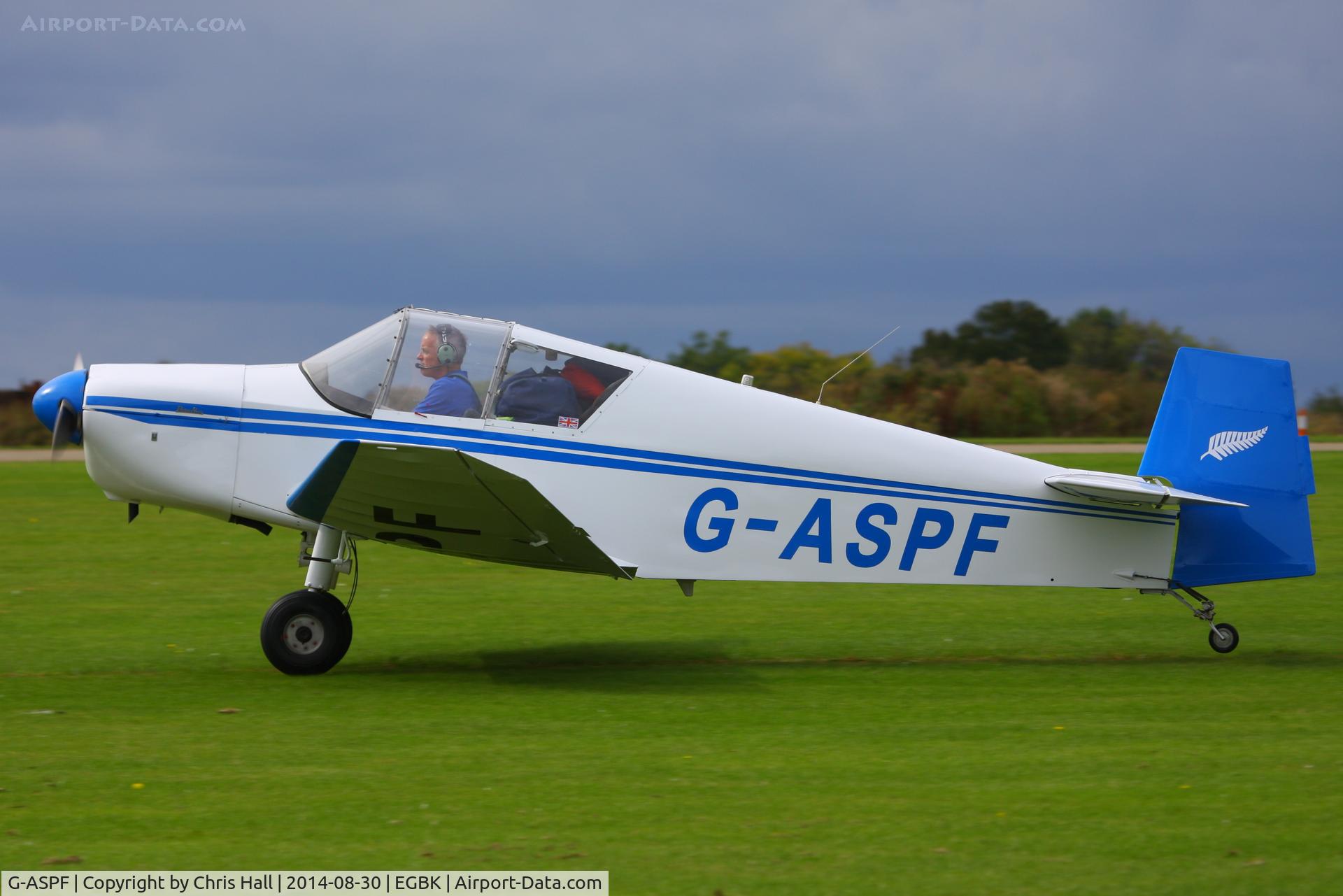 G-ASPF, 1955 Jodel (Wassmer) D-120 Paris-Nice C/N 02, at the LAA Rally 2014, Sywell