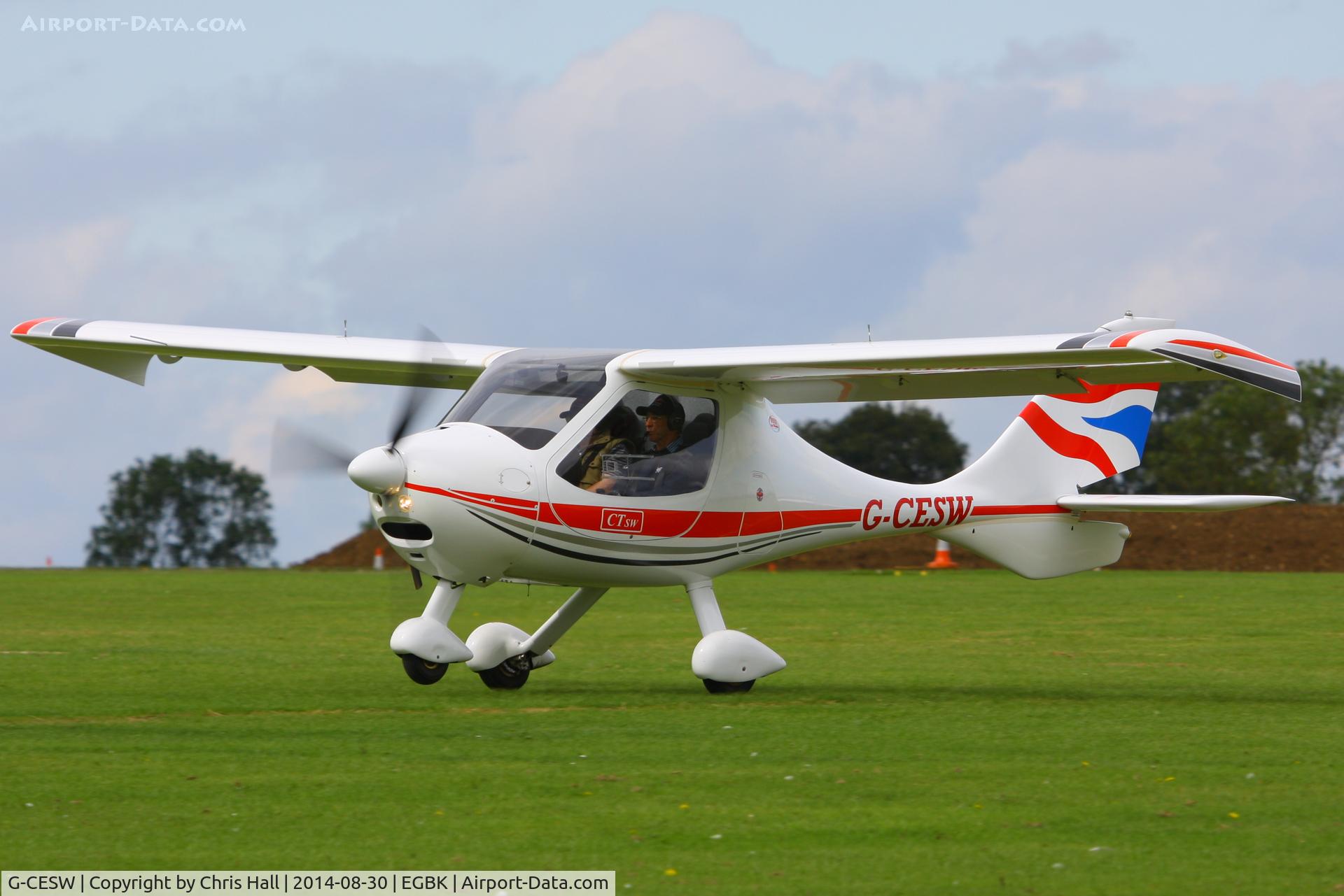 G-CESW, 2007 Flight Design CTSW C/N 8296, at the LAA Rally 2014, Sywell
