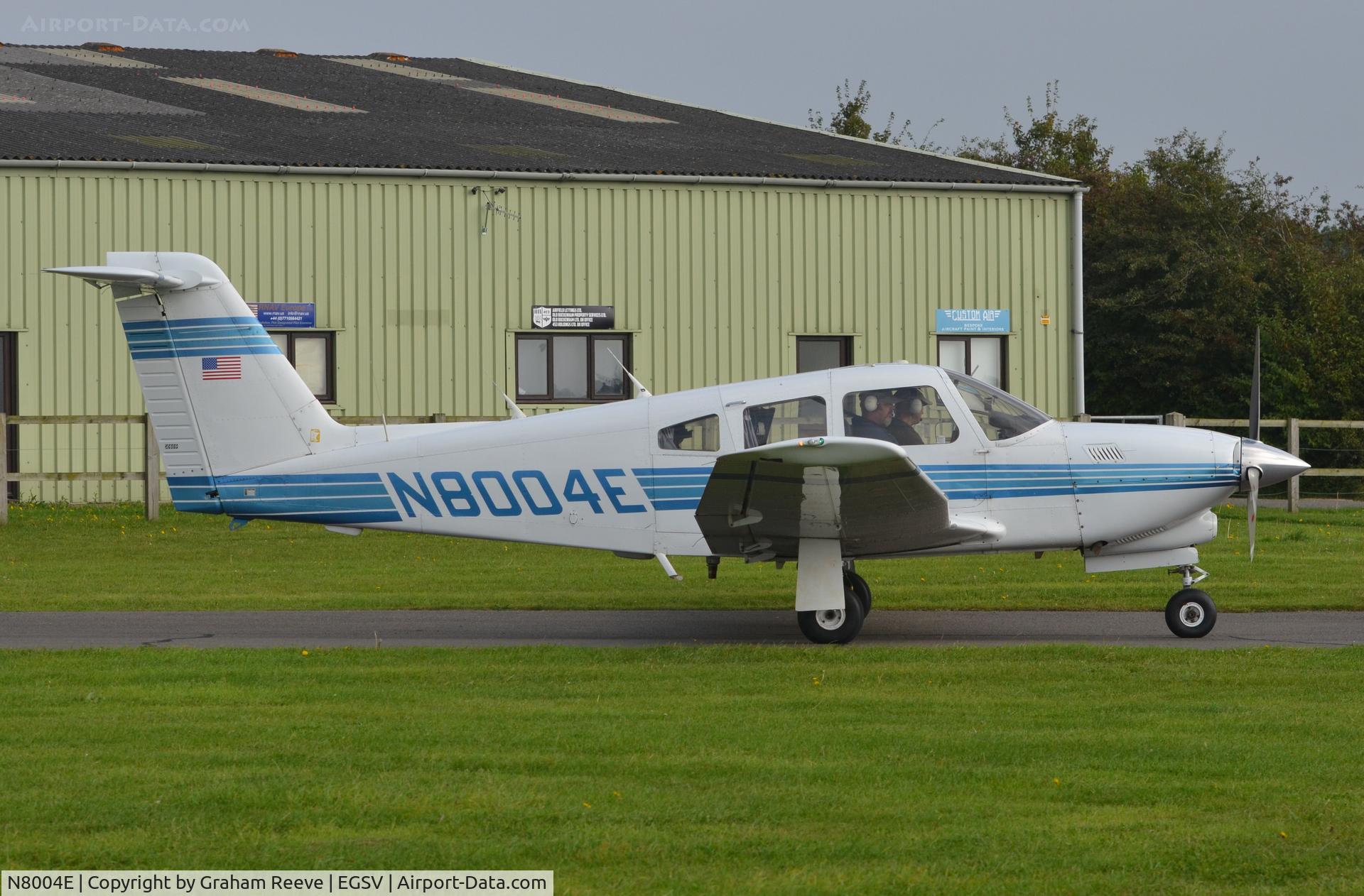 N8004E, 1981 Piper PA-28RT-201T Arrow IV C/N 28R-8231016, Just landed.