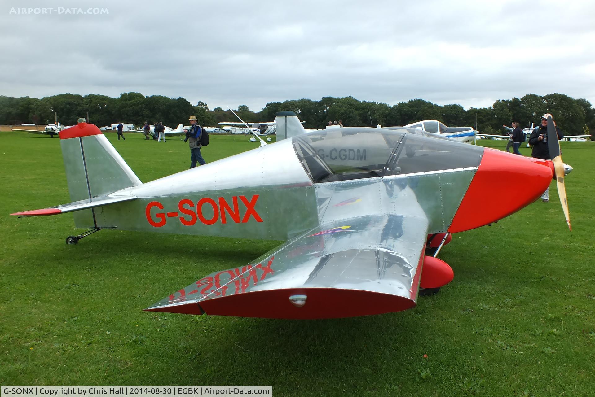 G-SONX, 2010 Sonex Sonex C/N LAA 337-14776, at the LAA Rally 2014, Sywell