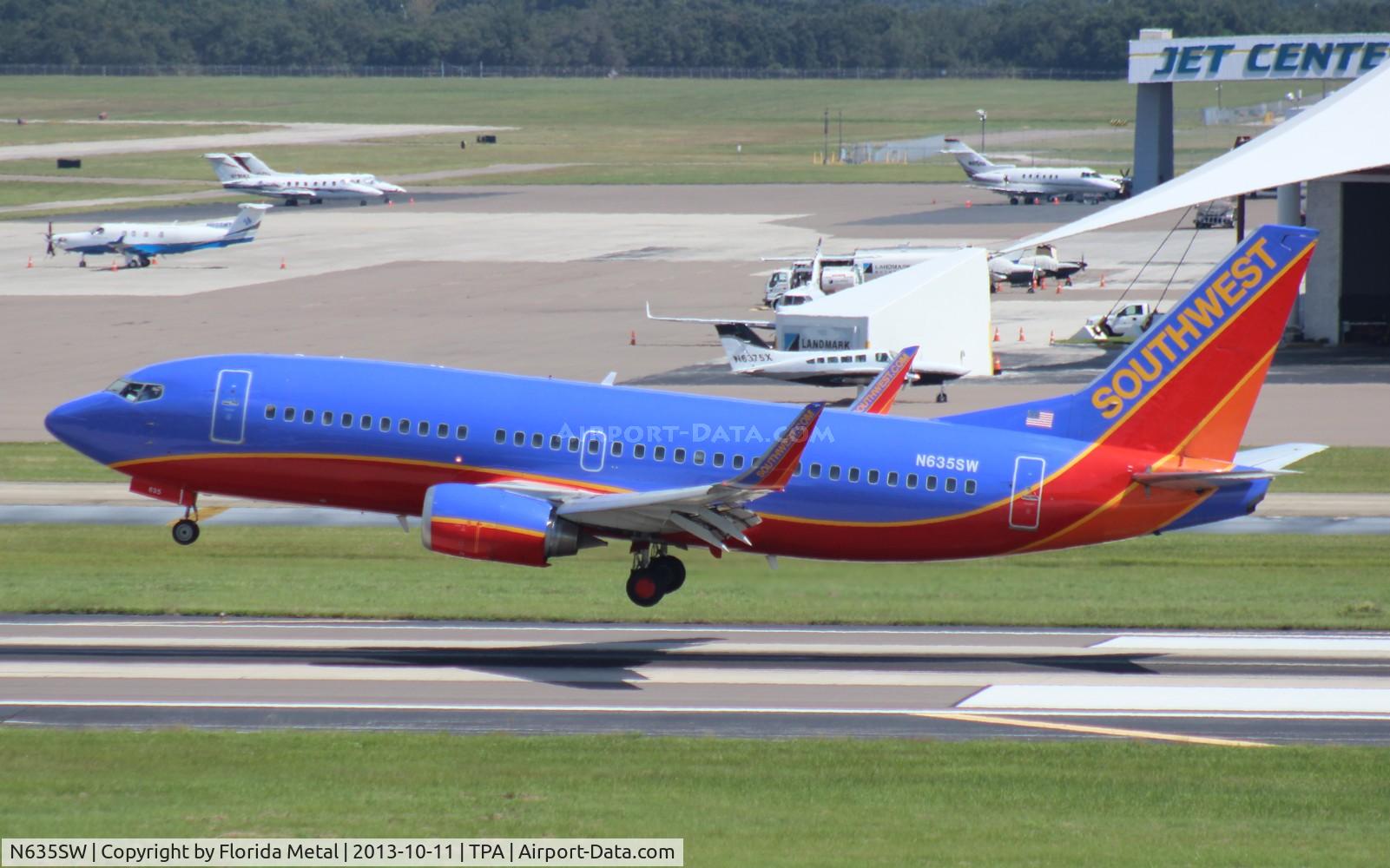 N635SW, 1996 Boeing 737-3H4 C/N 27708, Southwest 737-300