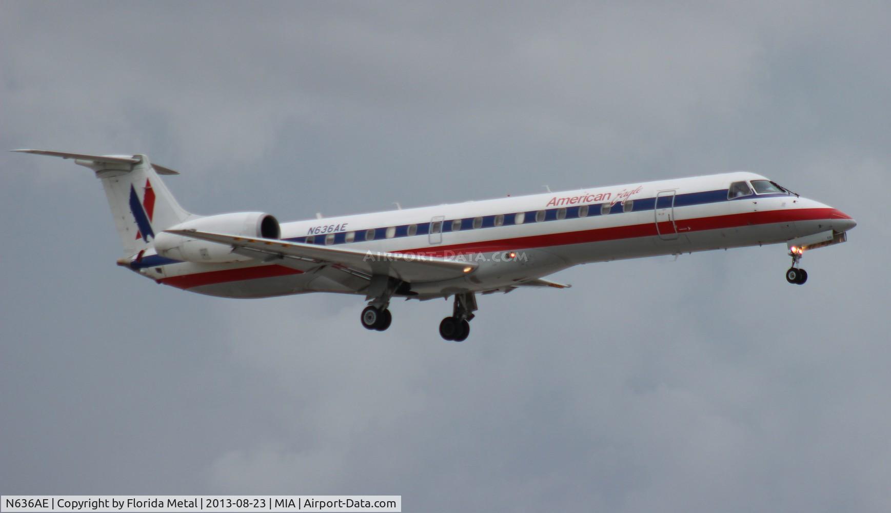 N636AE, 1999 Embraer ERJ-145LR (EMB-145LR) C/N 145160, Eagle E145LR