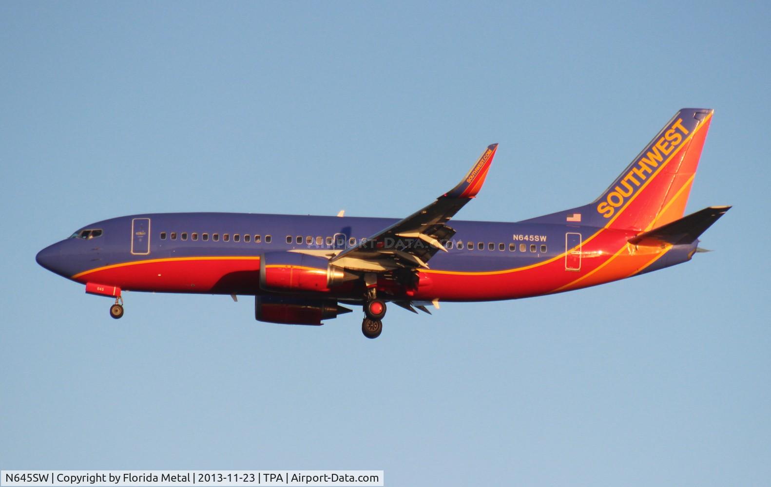 N645SW, 1997 Boeing 737-3H4 C/N 28330, Southwest 737-300