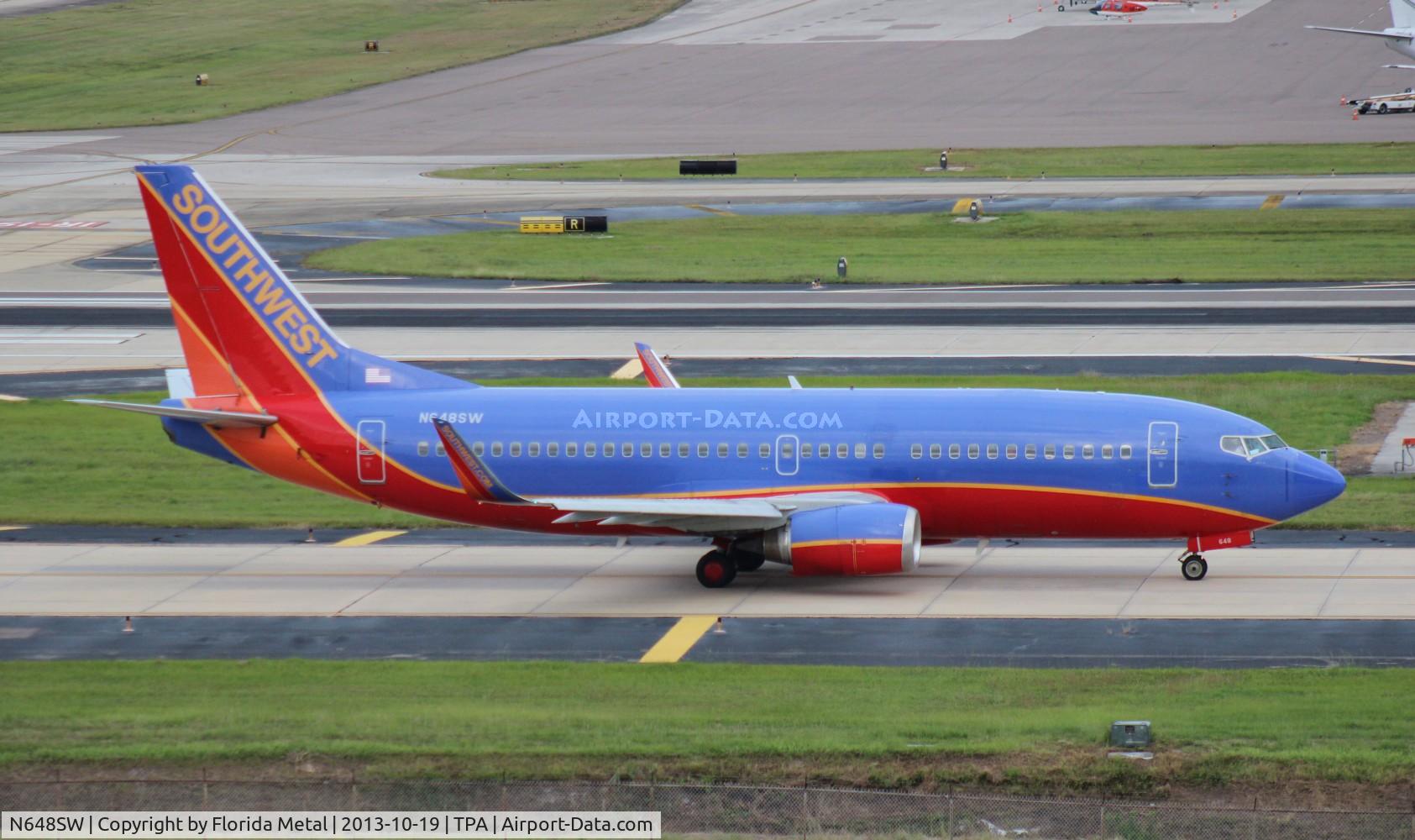 N648SW, 1997 Boeing 737-3H4 C/N 27718, Southwest 737-300