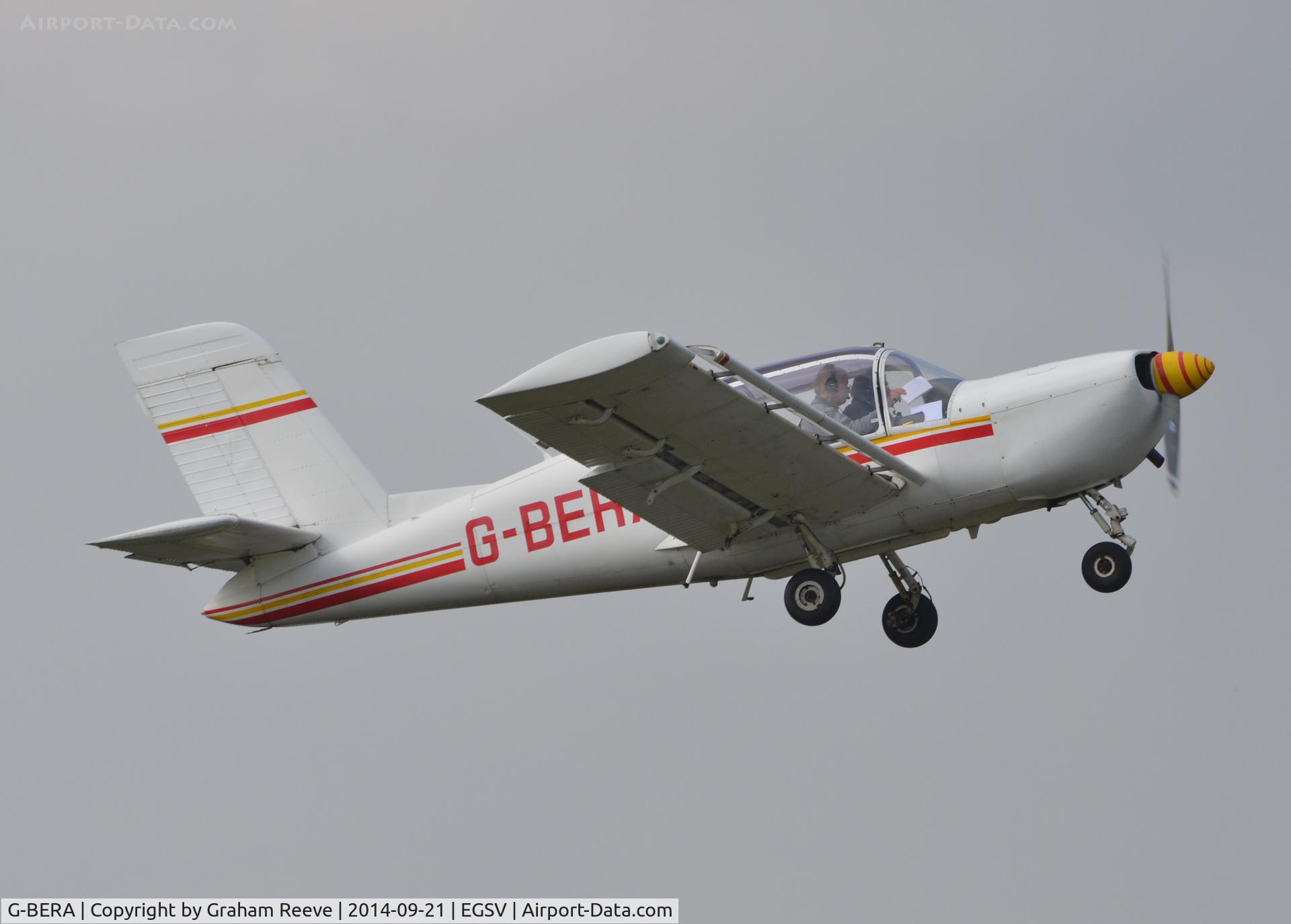 G-BERA, 1977 Socata Rallye 150ST C/N 2821, Departing from Old Buckenham.