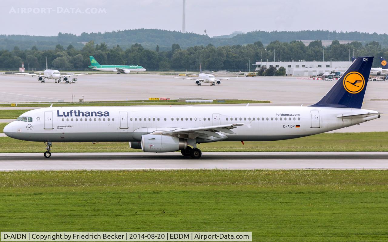 D-AIDN, 2011 Airbus A321-231 C/N 4976, departure from München