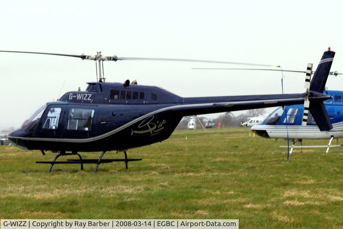 G-WIZZ, 1977 Agusta AB-206B JetRanger II C/N 8540, Agusta-Bell AB.206B Jet Ranger II [8540] Cheltenham Racecourse~G 14/03/2008