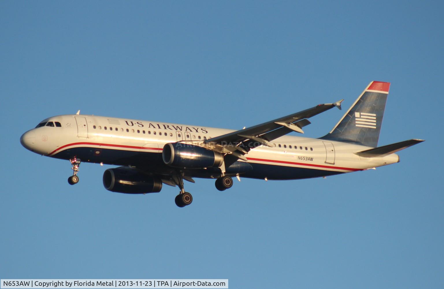 N653AW, 1999 Airbus A320-232 C/N 1003, USAirways A320