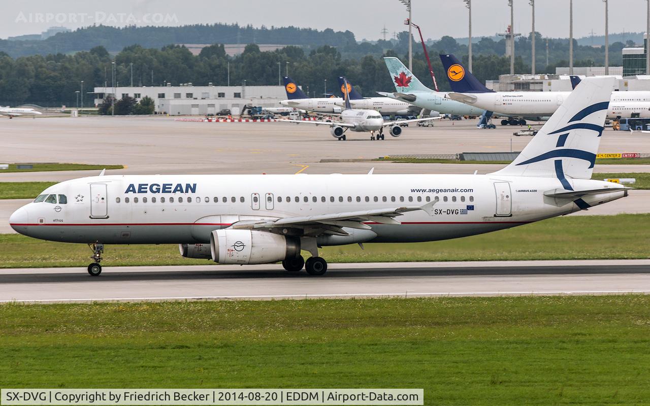 SX-DVG, 2006 Airbus A320-232 C/N 3033, departure from München