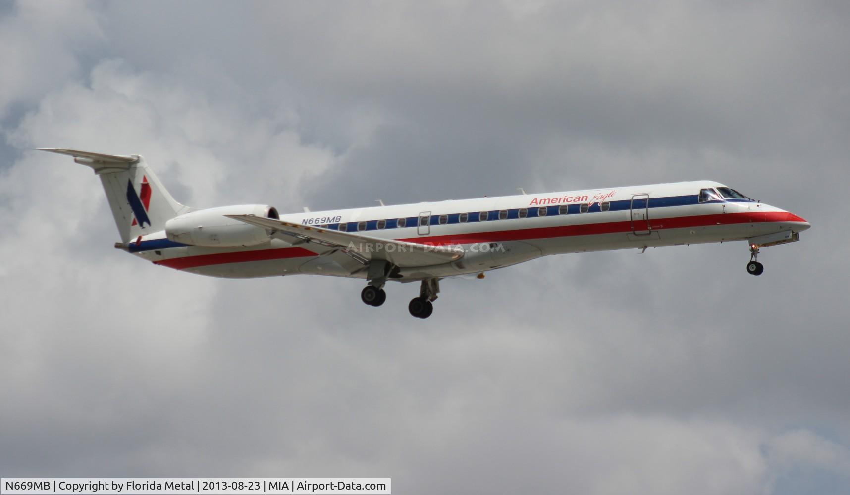 N669MB, 2004 Embraer ERJ-145LR (EMB-145LR) C/N 145788, Eagle E145LR