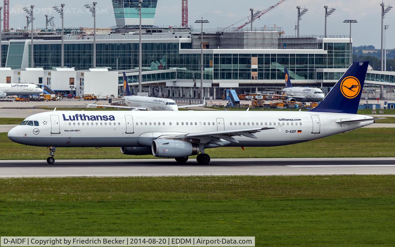 D-AIDF, 2011 Airbus A321-231 C/N 4626, departure from München