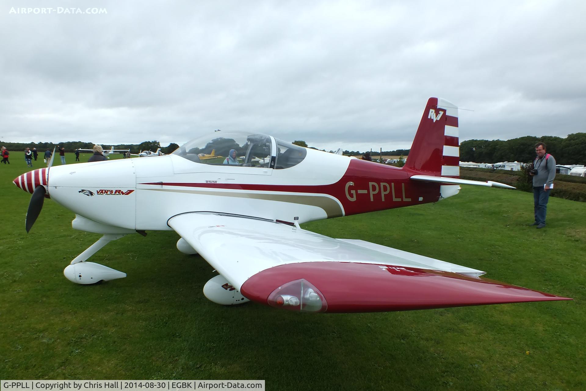 G-PPLL, 2007 Vans RV-7A C/N PFA 323-14240, at the LAA Rally 2014, Sywell