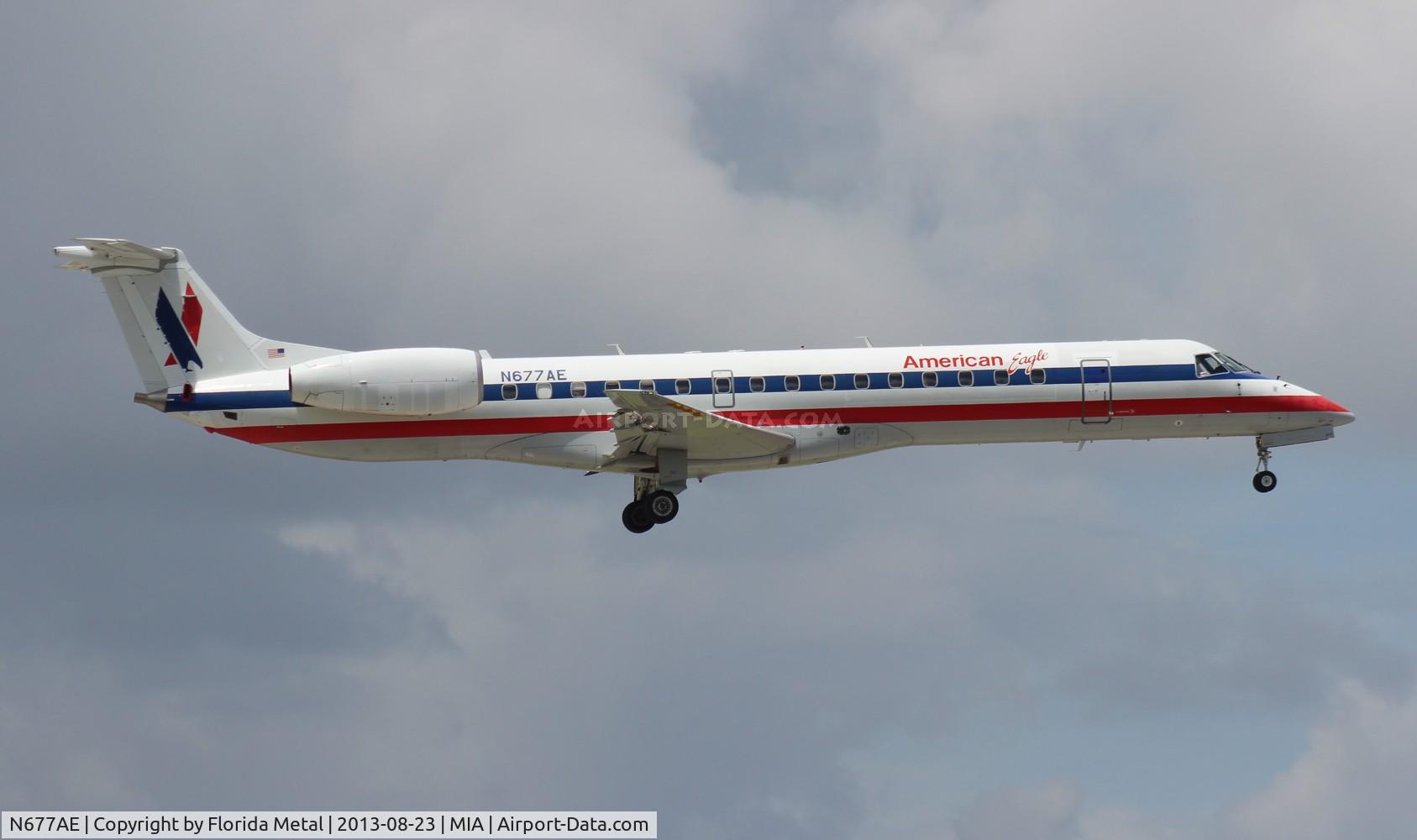 N677AE, 2004 Embraer ERJ-145LR (EMB-145LR) C/N 14500810, Eagle E145LR
