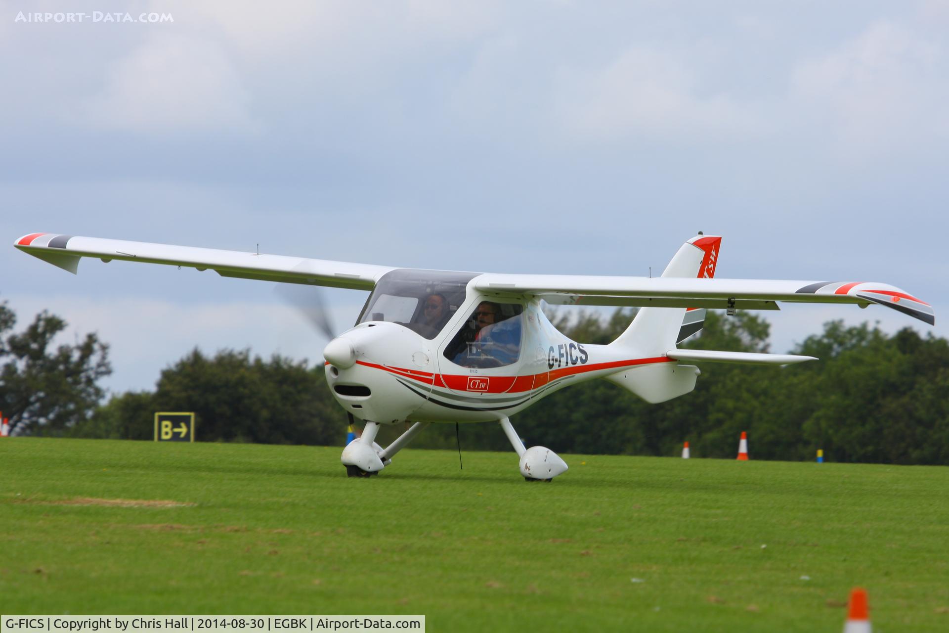 G-FICS, 2007 Flight Design CTSW C/N 8348, at the LAA Rally 2014, Sywell