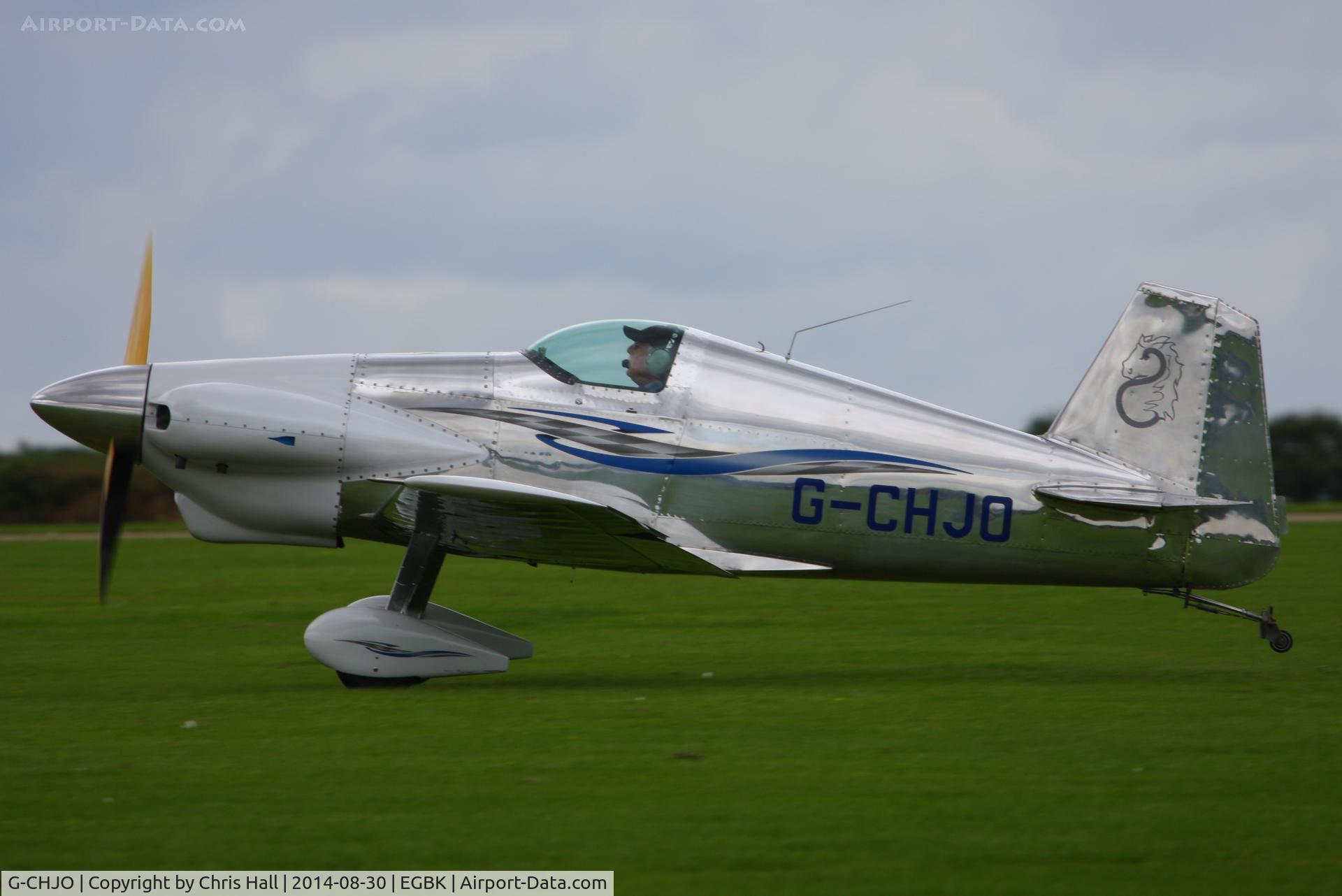 G-CHJO, 1998 Bushby Midget Mustang M-1 C/N 1726, at the LAA Rally 2014, Sywell