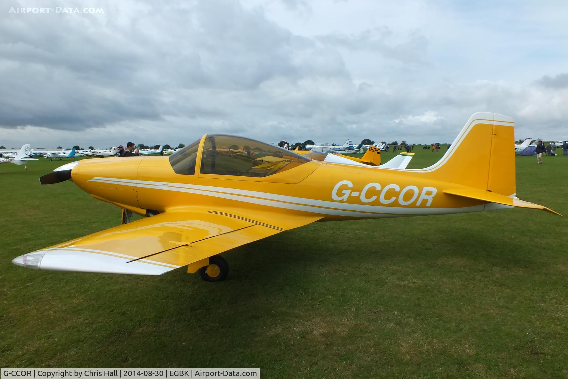 G-CCOR, 2005 Sequoia F8L Falco C/N PFA 100-10588, at the LAA Rally 2014, Sywell