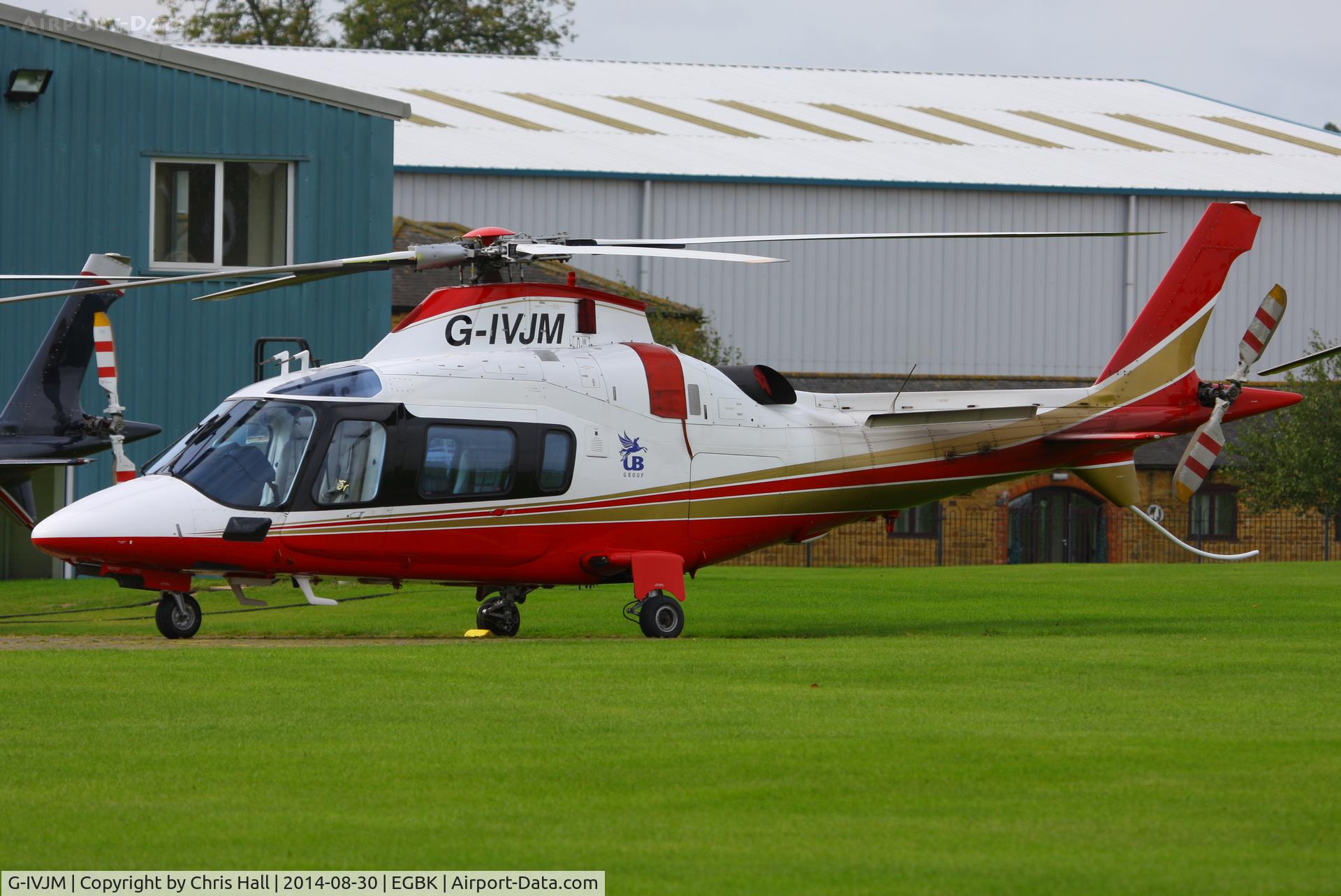 G-IVJM, 2002 Agusta A-109E Power C/N 11154, at the LAA Rally 2014, Sywell