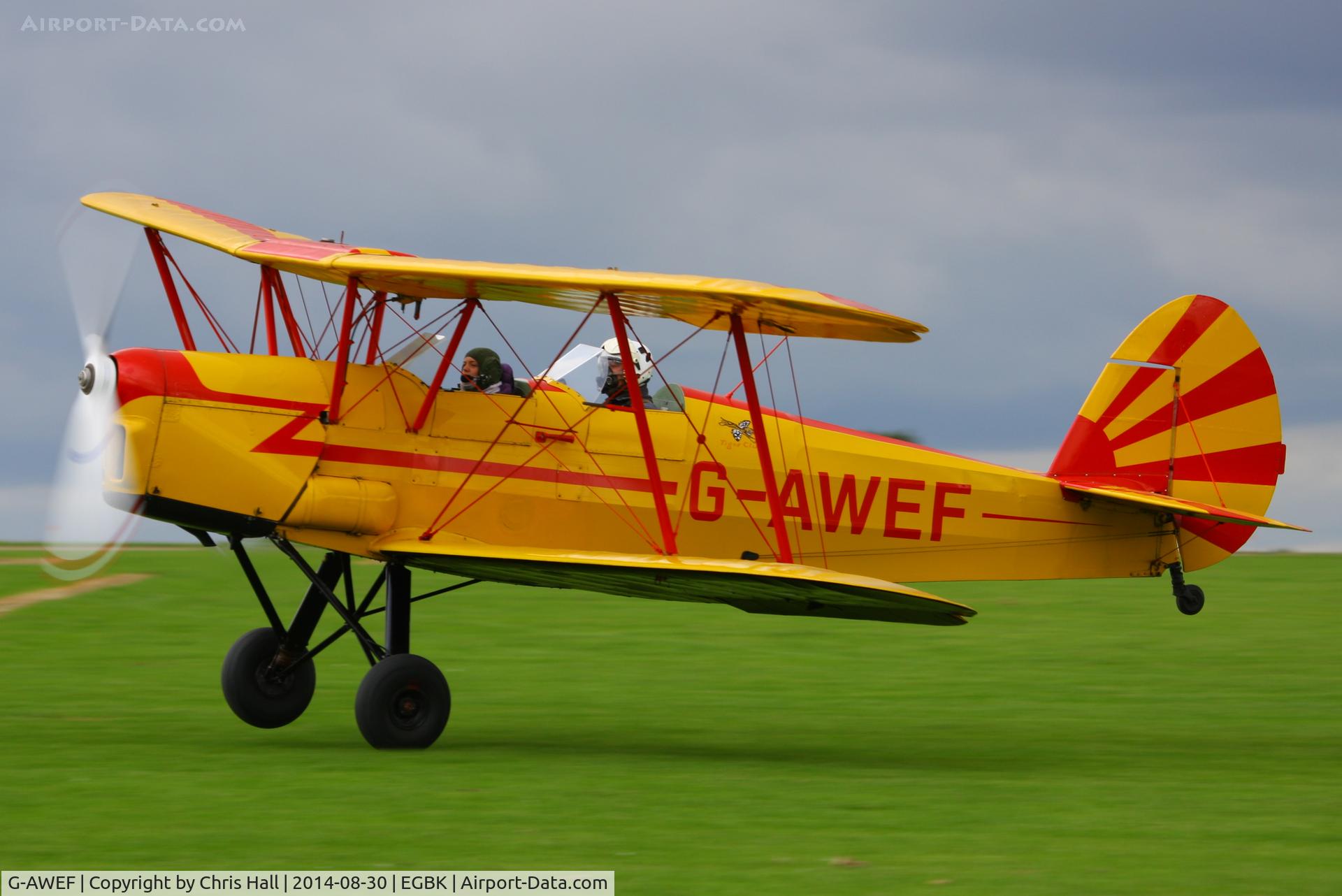 G-AWEF, 1947 Stampe-Vertongen SV-4C(G) C/N 549, at the LAA Rally 2014, Sywell