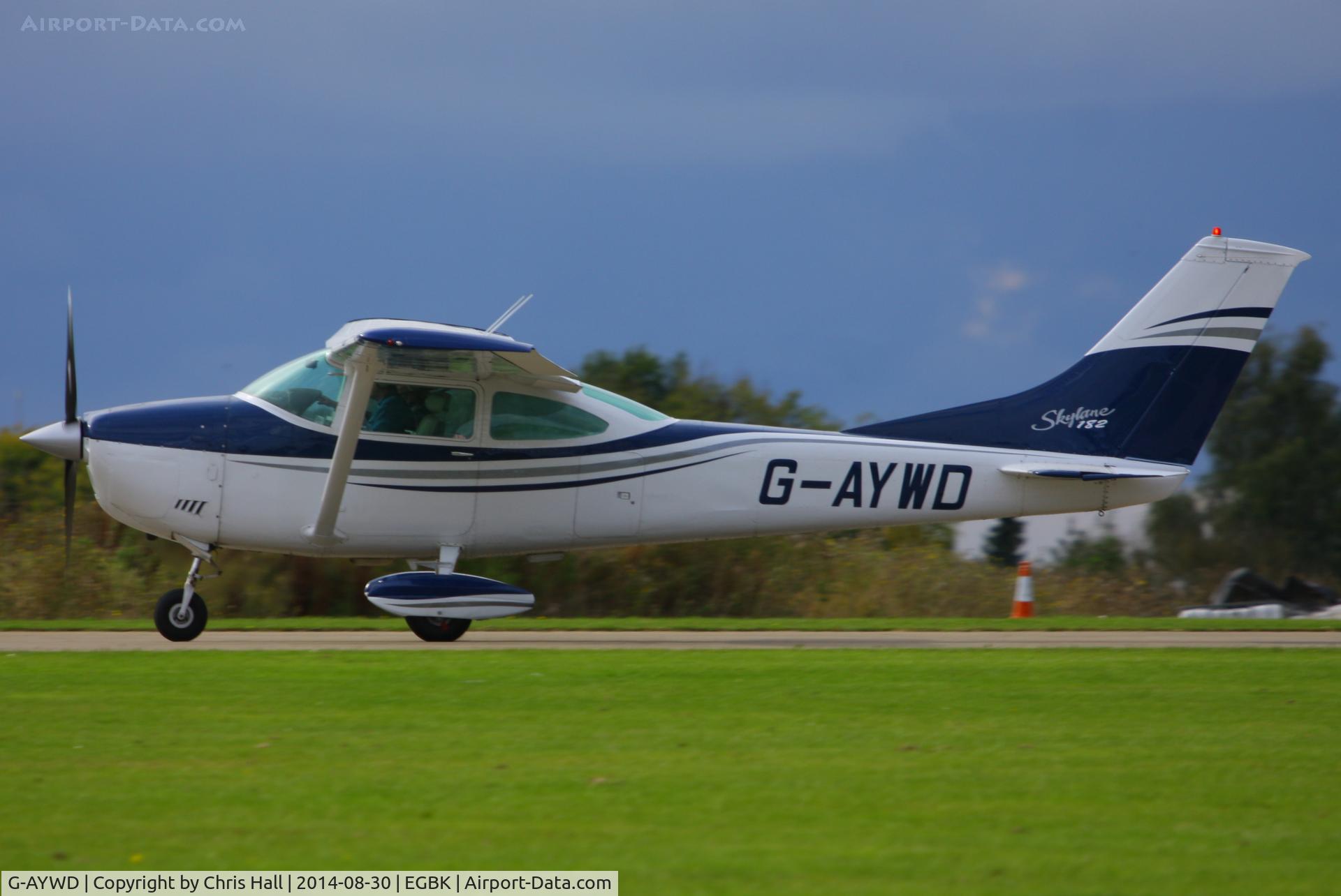 G-AYWD, 1971 Cessna 182N Skylane C/N 182-60468, at the LAA Rally 2014, Sywell