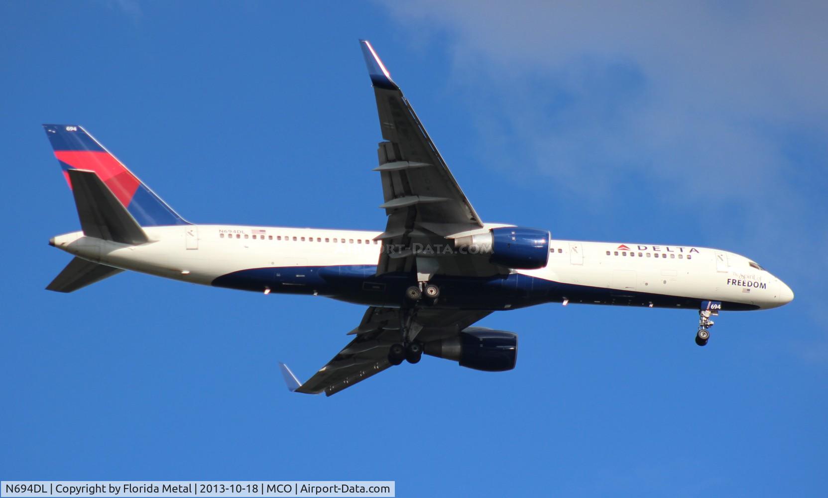 N694DL, 1998 Boeing 757-232 C/N 29726, Delta 757-200