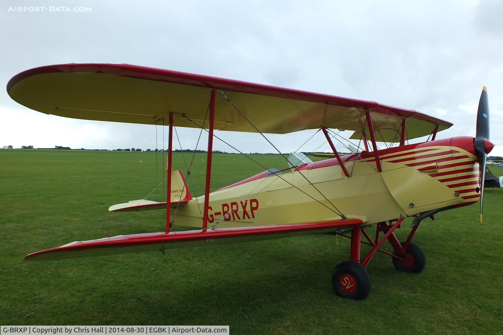 G-BRXP, 1948 Stampe-Vertongen SV-4C C/N 678, at the LAA Rally 2014, Sywell