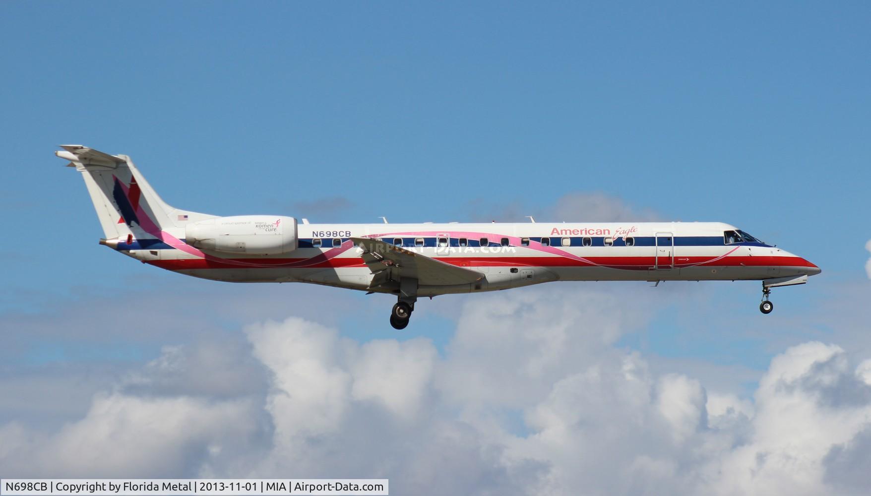 N698CB, 2004 Embraer ERJ-145LR (EMB-145LR) C/N 14500877, Eagle E145LR