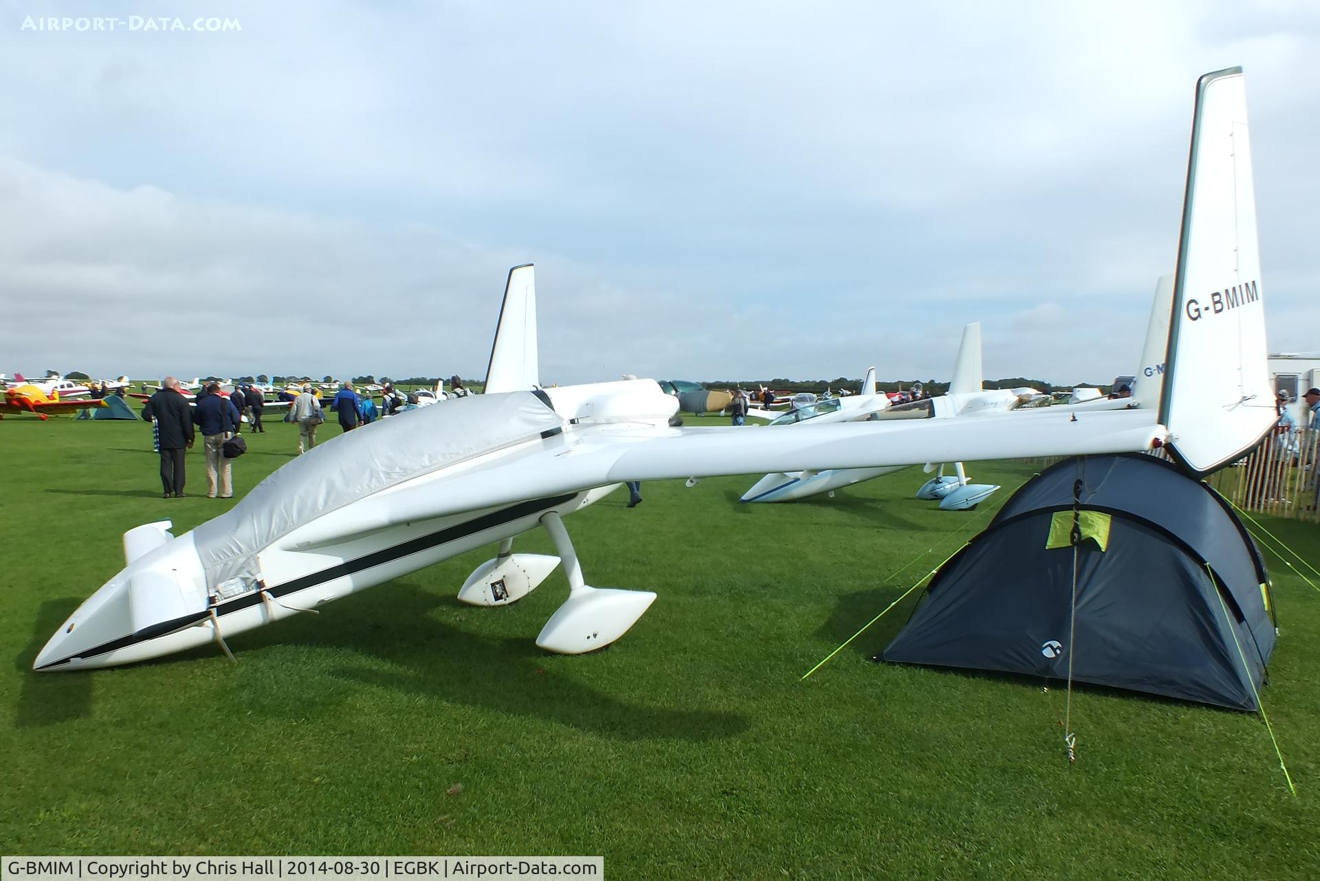 G-BMIM, 1983 Rutan Long-EZ C/N 8102-160, at the LAA Rally 2014, Sywell