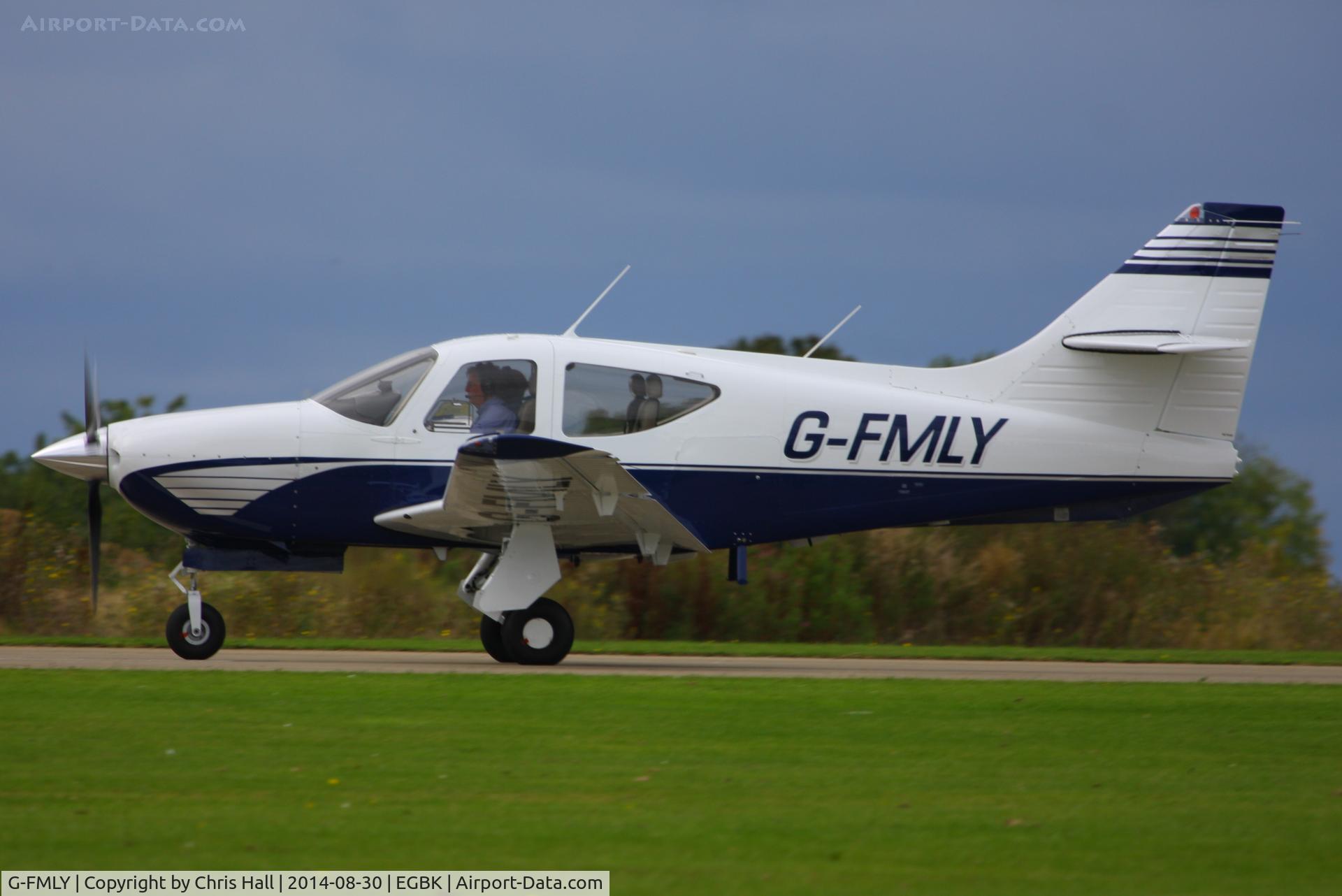 G-FMLY, 1998 Rockwell Commander 114B C/N 14655, at the LAA Rally 2014, Sywell