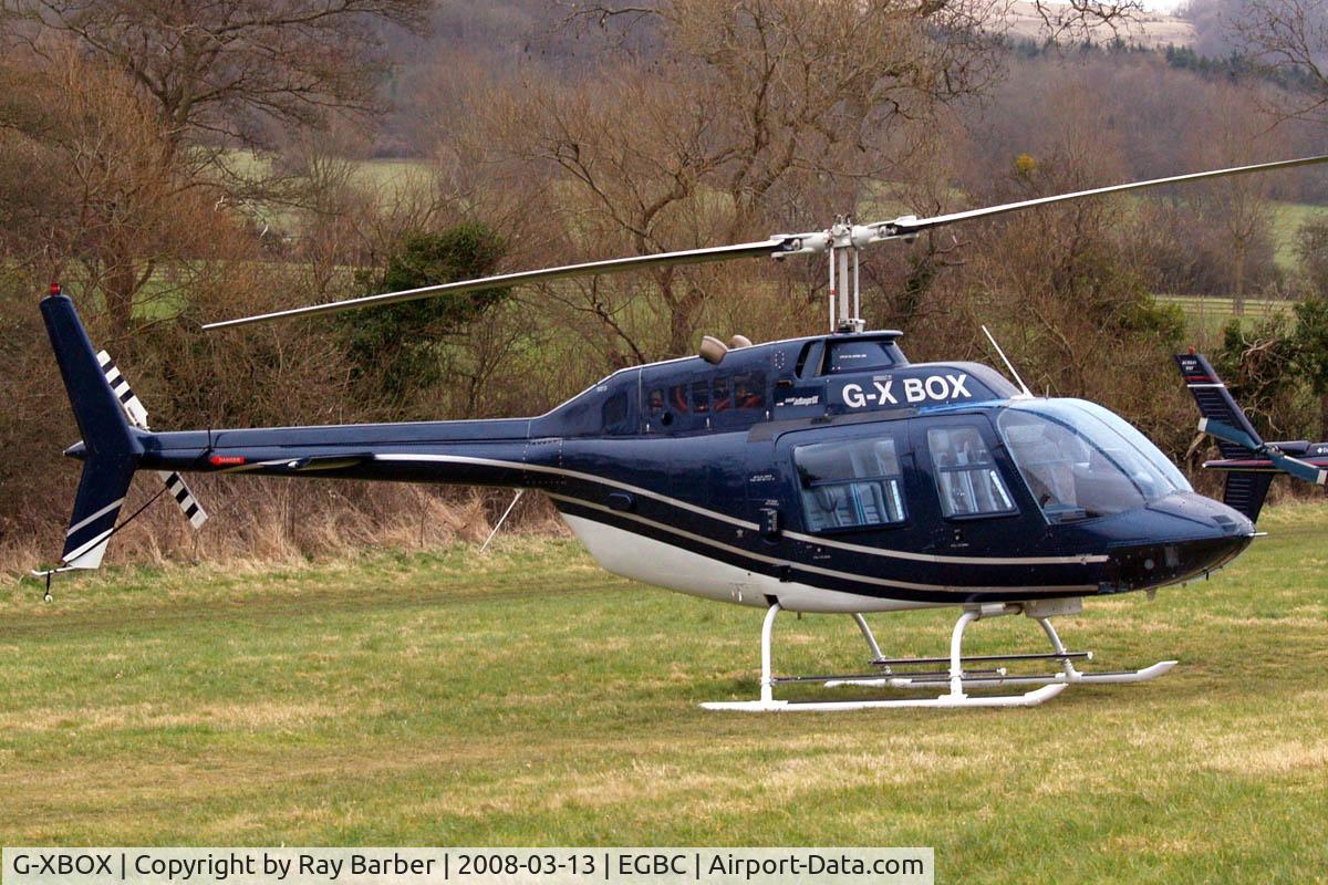 G-XBOX, 1981 Bell 206B JetRanger III C/N 3370, Bell 206B-3 Jet Ranger III [3370] Cheltenham Racecourse~G 13/03/2008