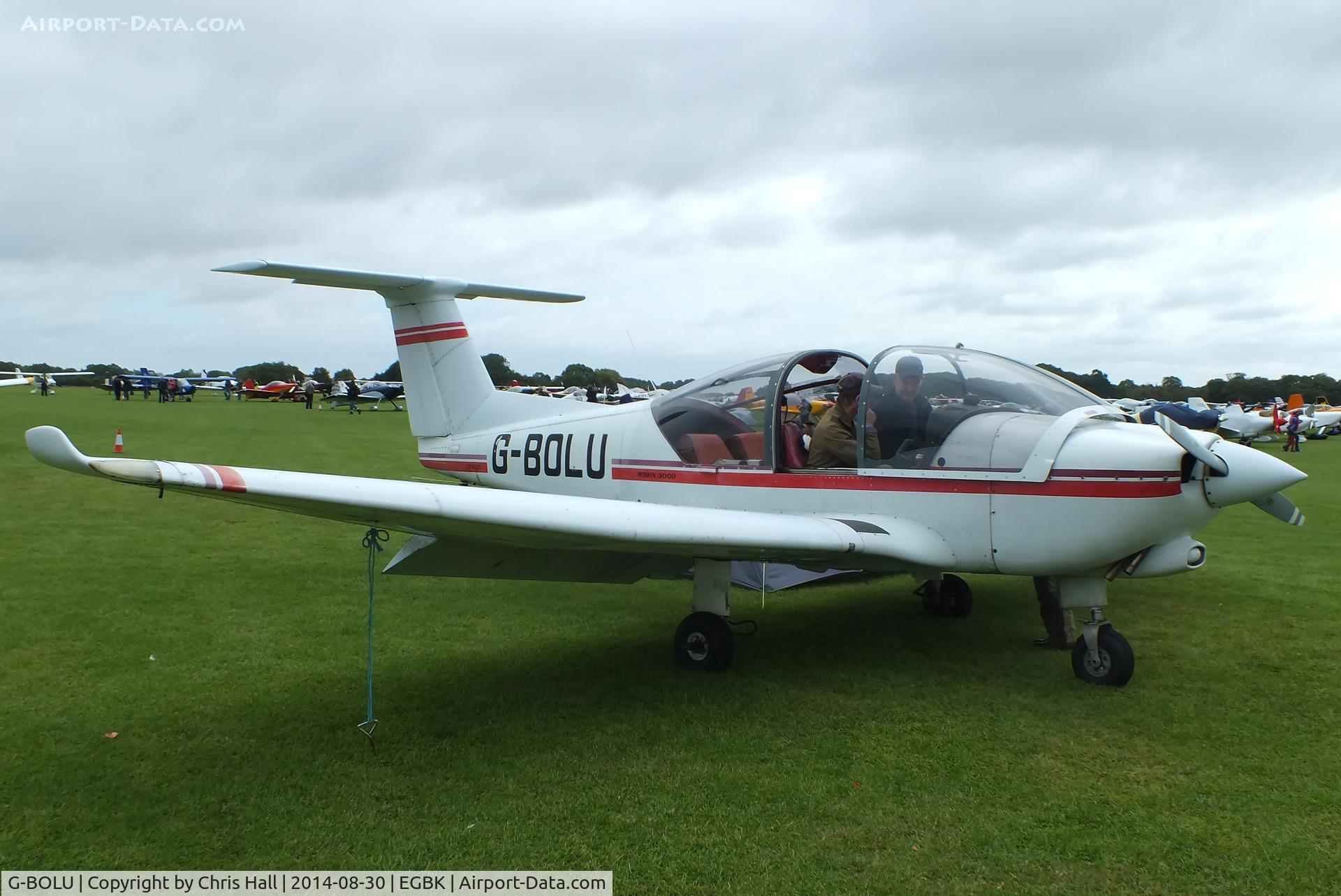 G-BOLU, 1985 Robin R-3000-120 C/N 106, at the LAA Rally 2014, Sywell
