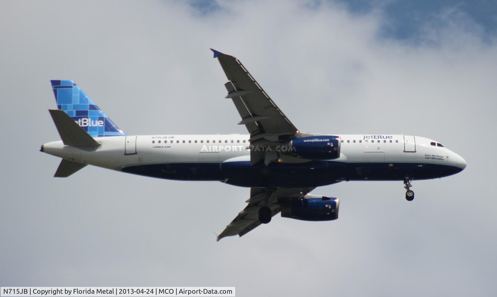 N715JB, 2008 Airbus A320-232 C/N 3554, Jet Blue A320