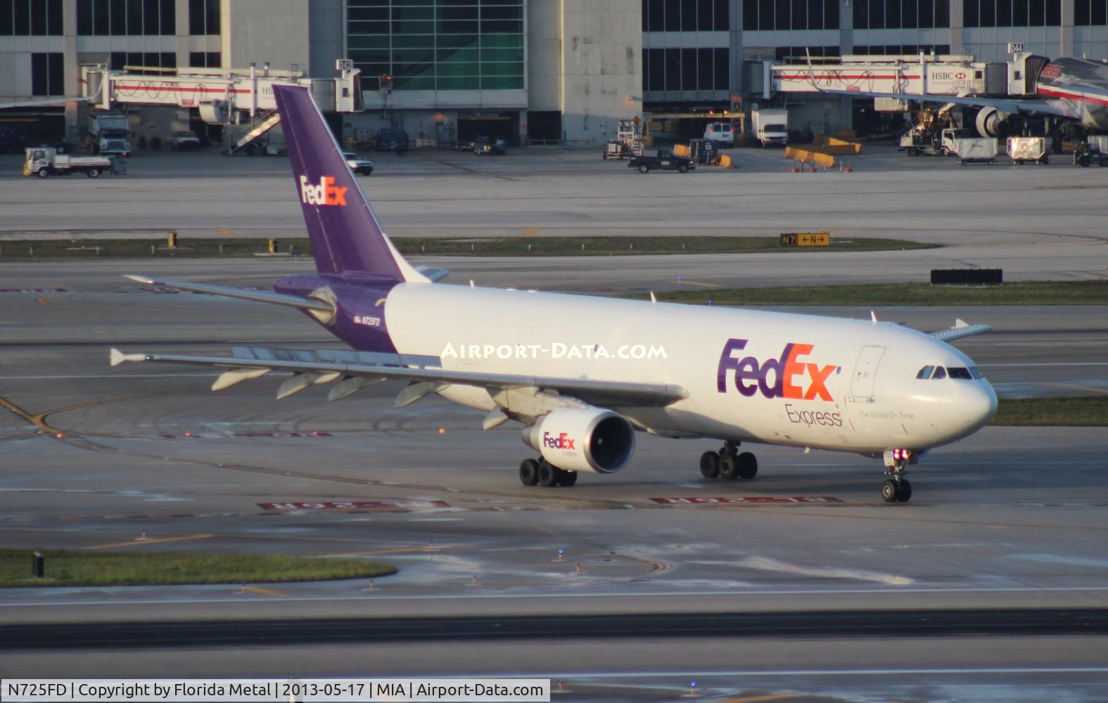 N725FD, 1990 Airbus A300B4-622R C/N 572, Fed Ex A300