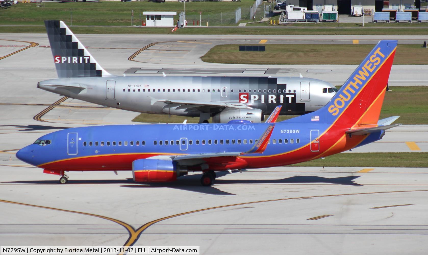 N729SW, 1999 Boeing 737-7H4 C/N 27861, Southwest 737-700