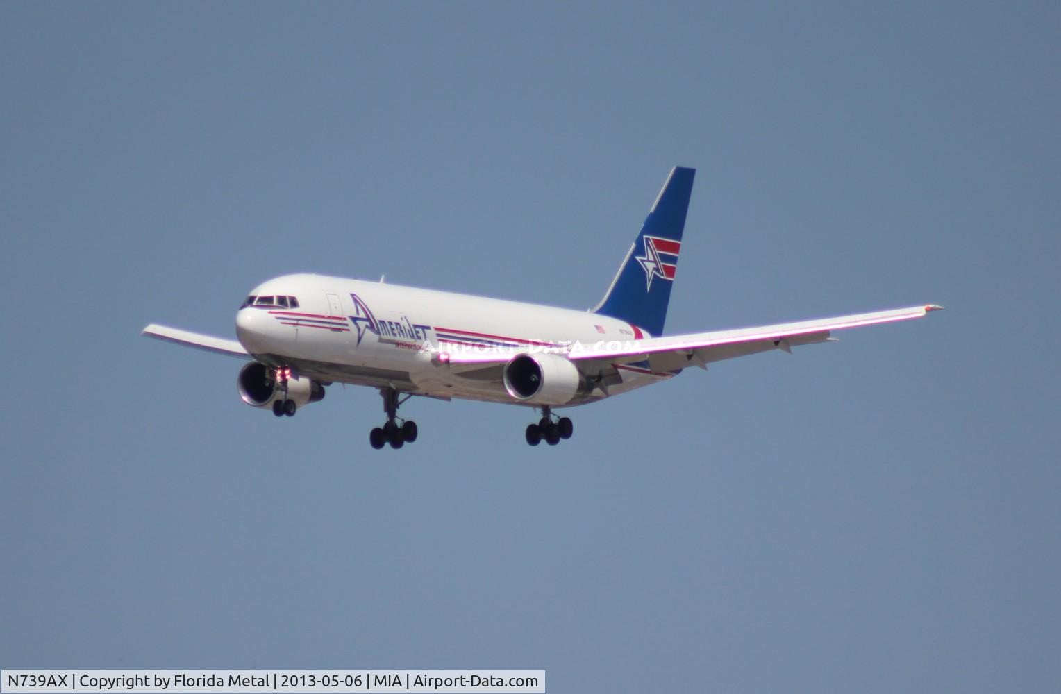 N739AX, 1982 Boeing 767-232 C/N 22216, Amerijet 767-200