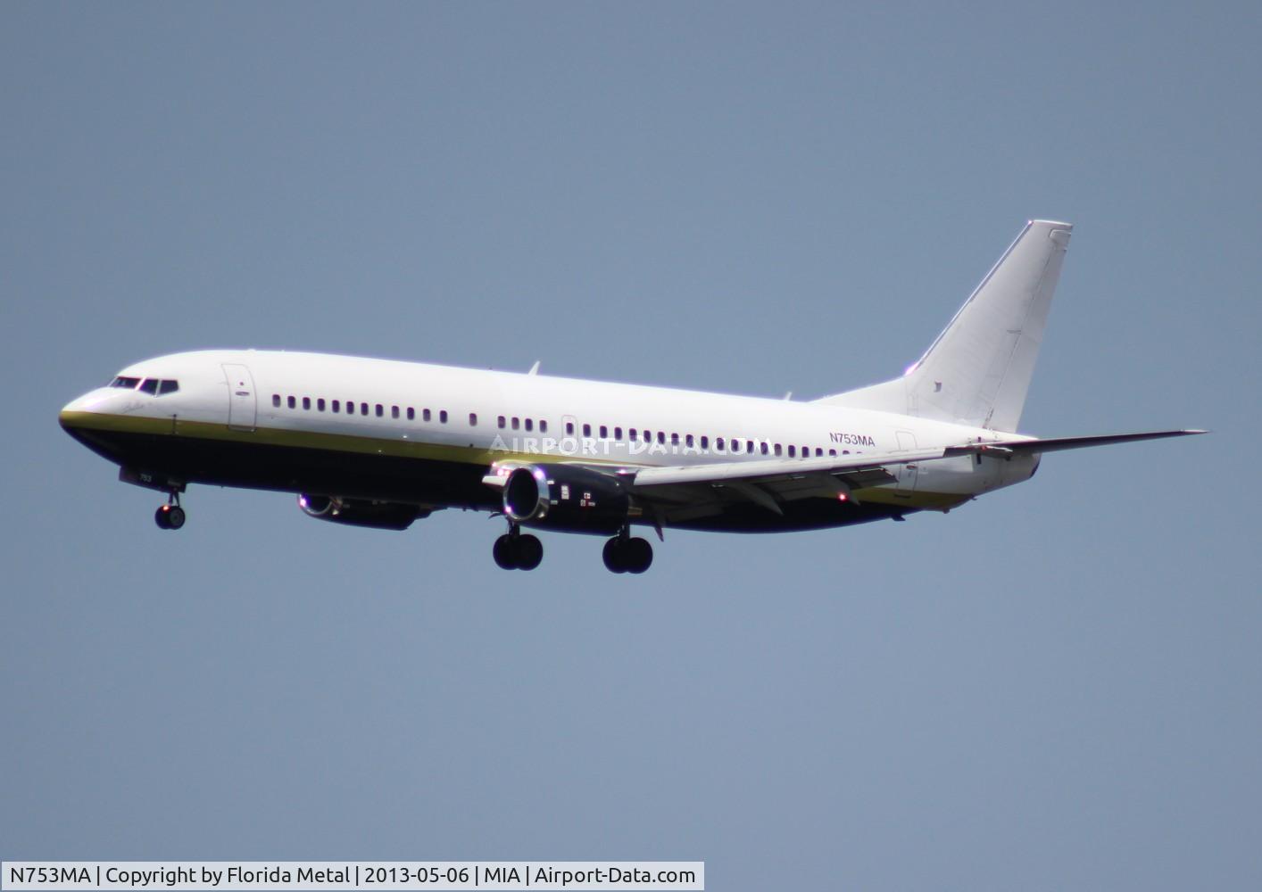 N753MA, 1997 Boeing 737-48E C/N 28053, Miami Air 737-400