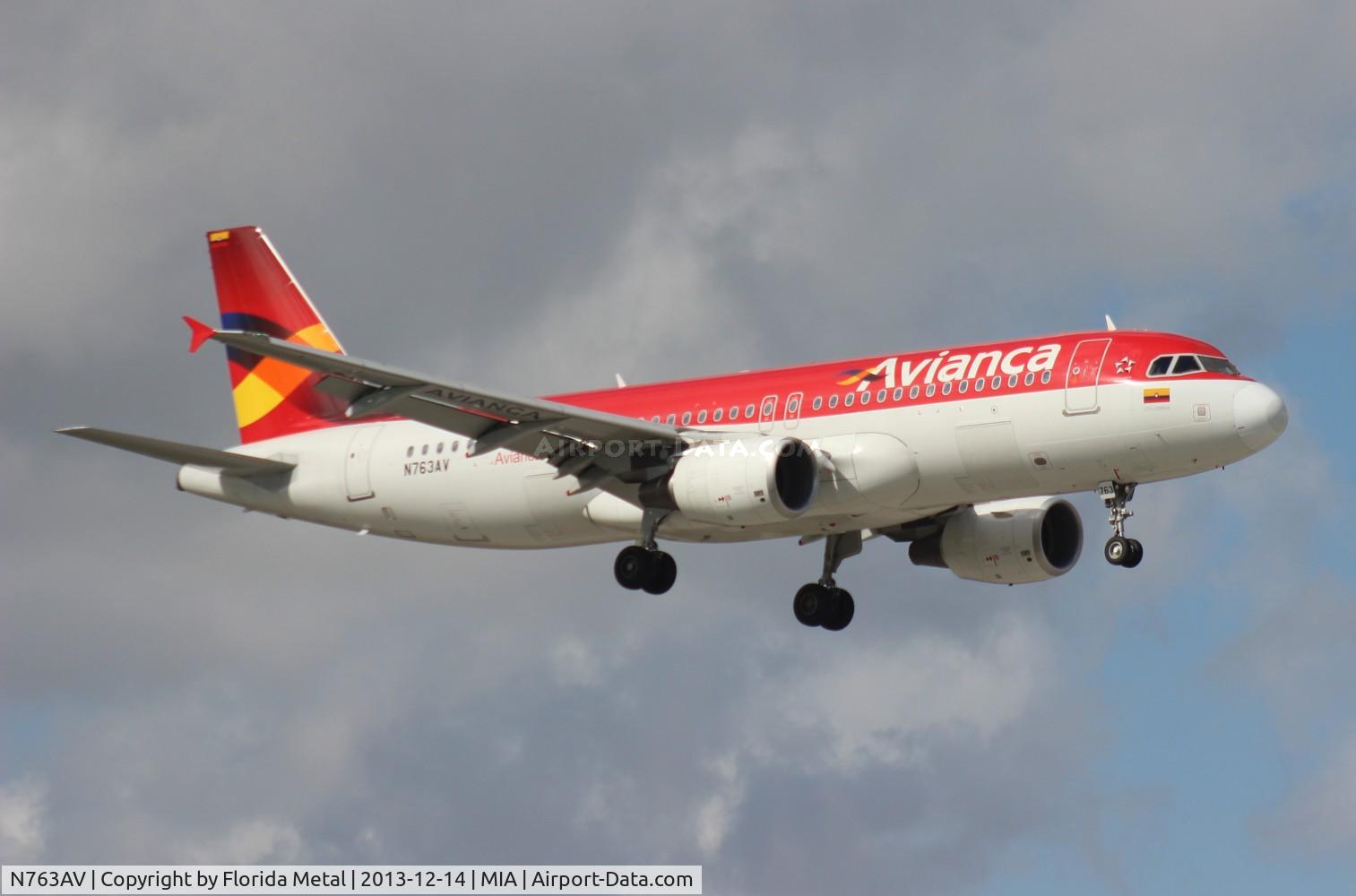 N763AV, Airbus A320-214 C/N 4763, Avianca A320