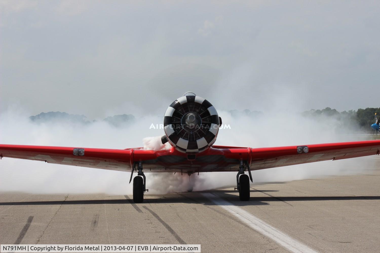 N791MH, 1951 North American T-6G Texan C/N 182-478, Aeroshell T-6